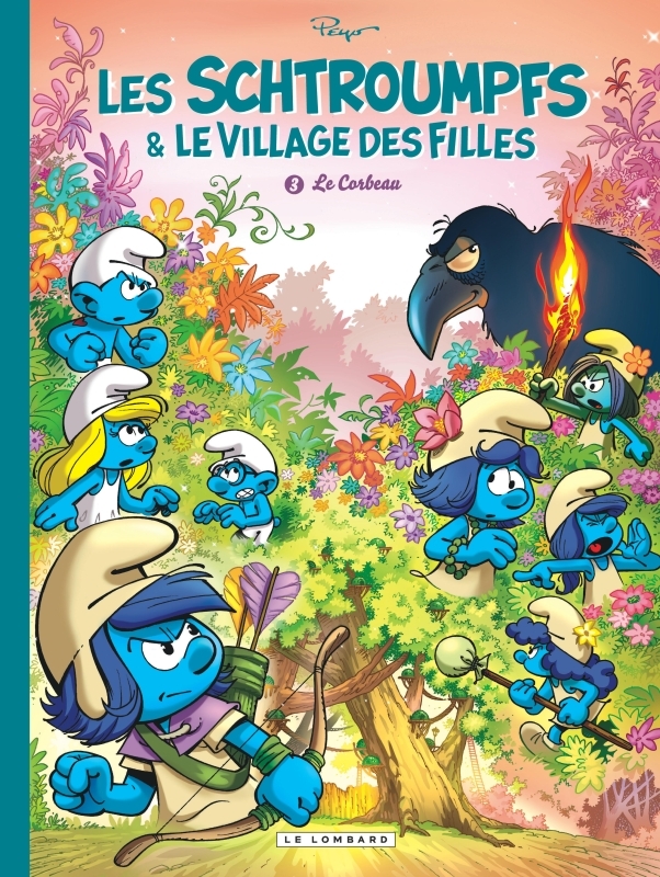 Les Schtroumpfs et le village des filles - Tome 3 - Le Corbeau - Culliford Thierry Culliford Thierry - LOMBARD