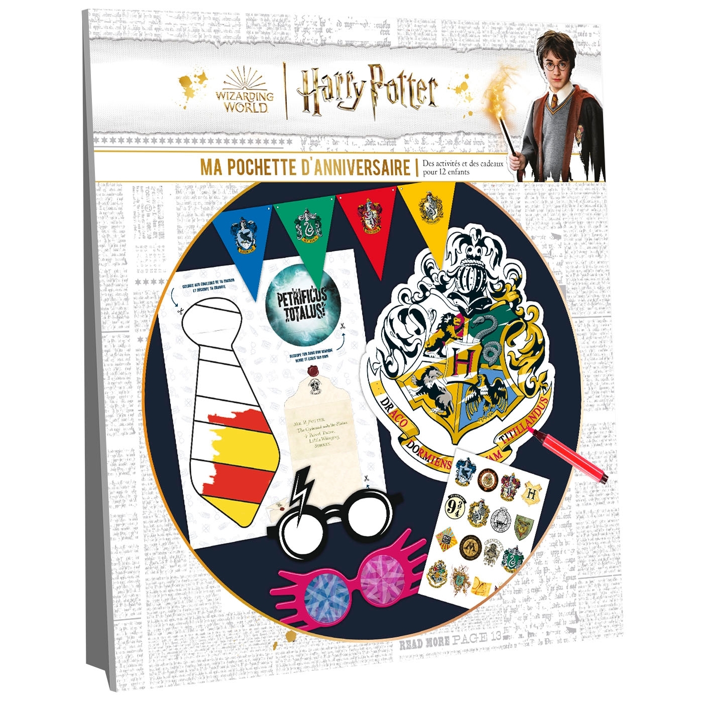 Harry Potter - Ma pochette d'anniversaire - Des activités et des cadeaux - Playbac Éditions Playbac Éditions - PLAY BAC