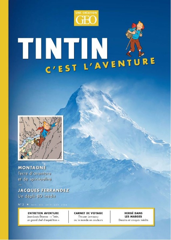 Tintin c'est l'aventure n°3 - Montagne -  Collectif - GEO MOULINSART