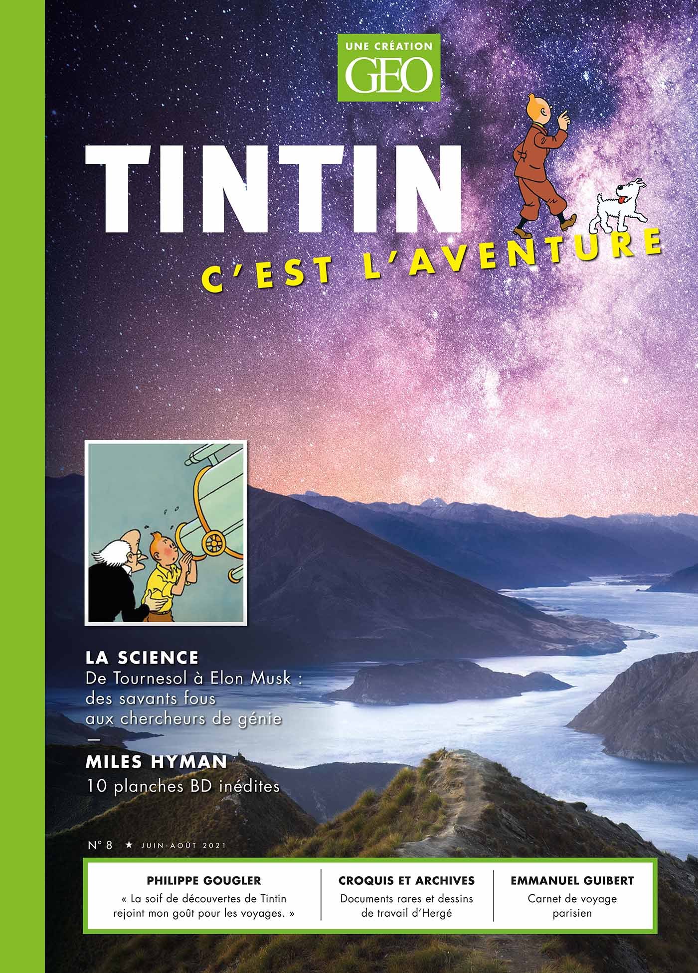 Tintin c'est l'aventure n°8 - La science -  Collectif - GEO MOULINSART