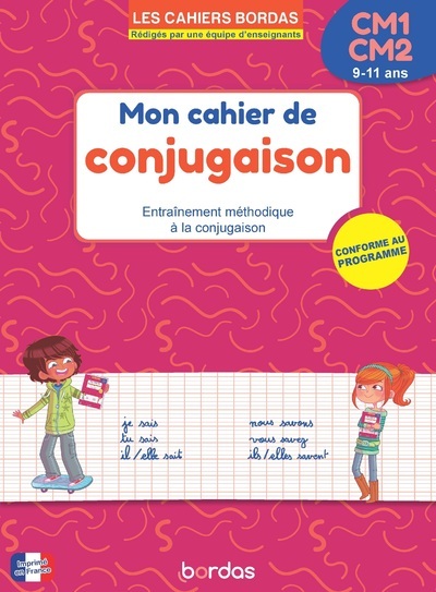 Les cahiers Bordas - Mon cahier de conjugaison CM1-CM2 - Alain Charles - BORDAS