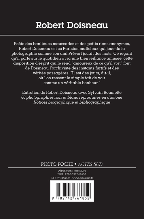 Robert Doisneau - Robert Doisneau - ACTES SUD