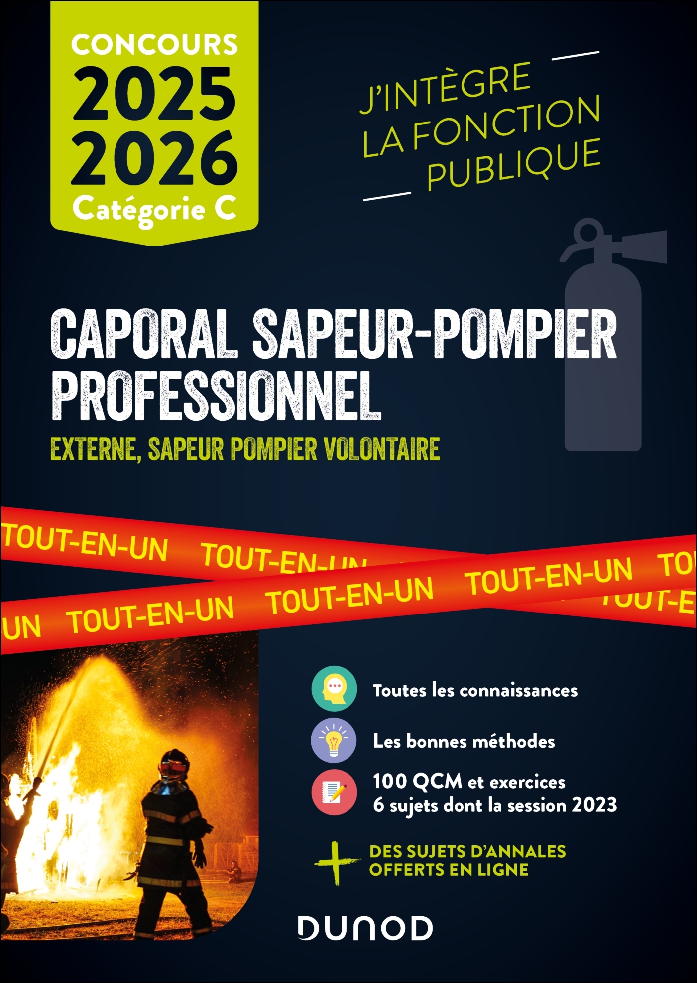 Concours Caporal sapeur-pompier professionnel 2025-2026 - Hakim Mamouri - DUNOD