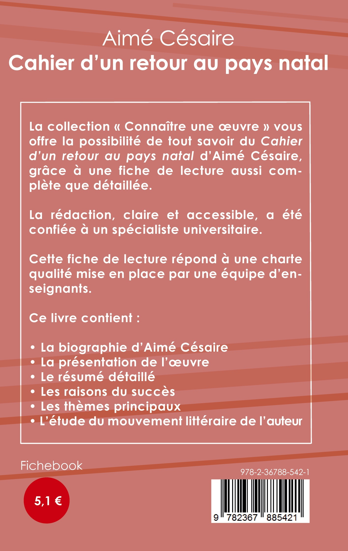 Fiche de lecture Cahier d'un retour au pays natal de Césaire (Analyse littéraire de référence et résumé complet) - Aimé Césaire - CENACLE