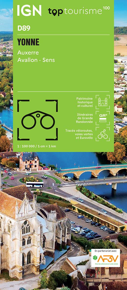 TOP100D89 - YONNE Auxerre Avallon · Sens -  - IGN
