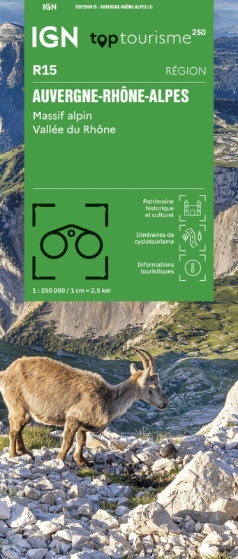 TOP250R15 - AUVERGNE-RHÔNE-ALPES / Massif alpin / Vallée du Rhône -  - IGN