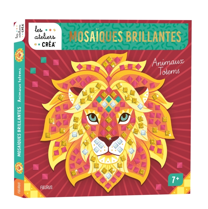 Mosaïques brillantes - Animaux totems - Léa Fabre - FLEURUS