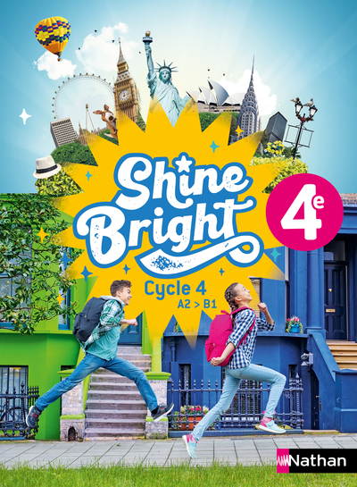 Shine Bright 4e - Manuel - 2023 - Corinne Escales, Aurélie Caumartin, Soline Gommez Despres, Patrick Moore, Hadrien Morand, Emma Newman, Odette Toneatti - NATHAN