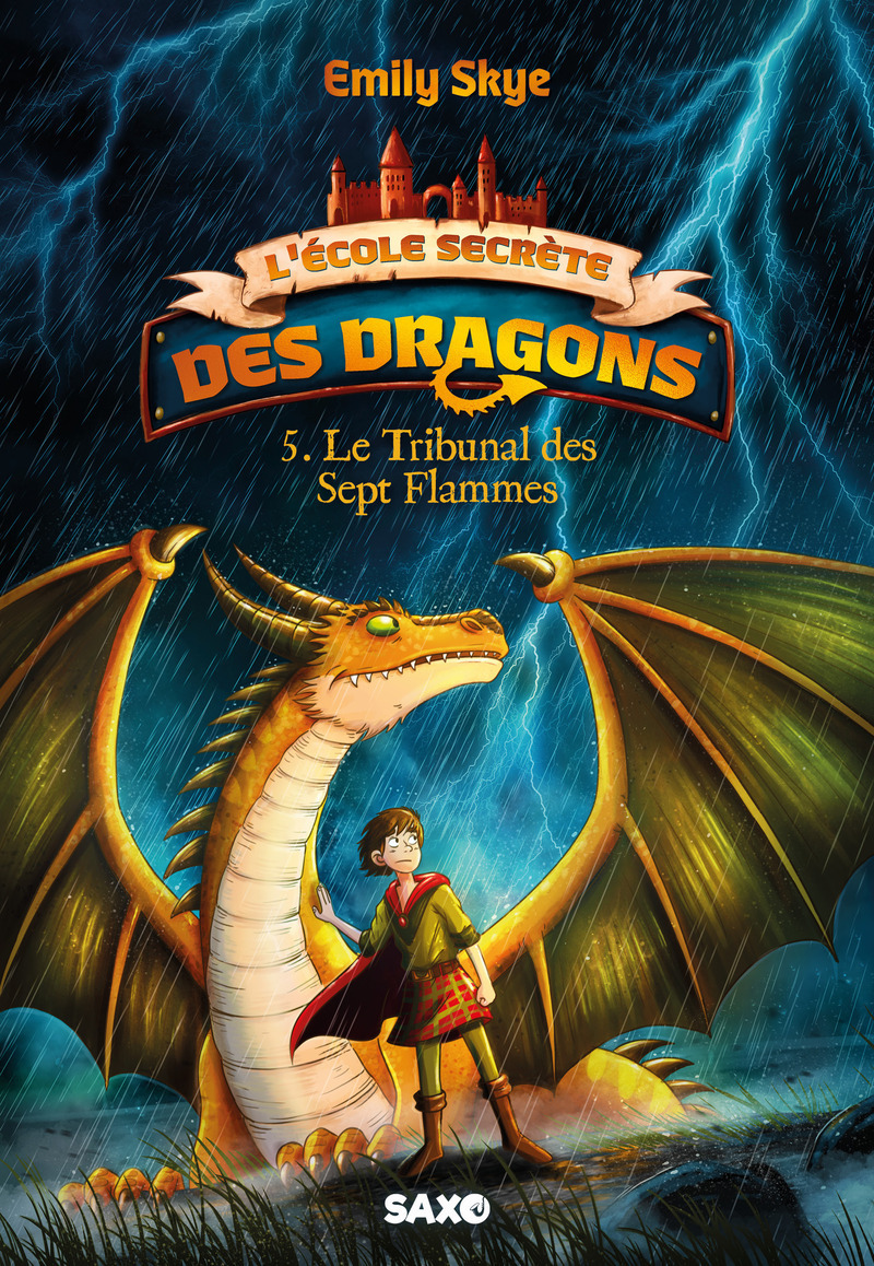 L'École secrète des dragons - Tome 05 Le Tribunal des Sept Flammes (broché) - SKYE EMILY - SXO