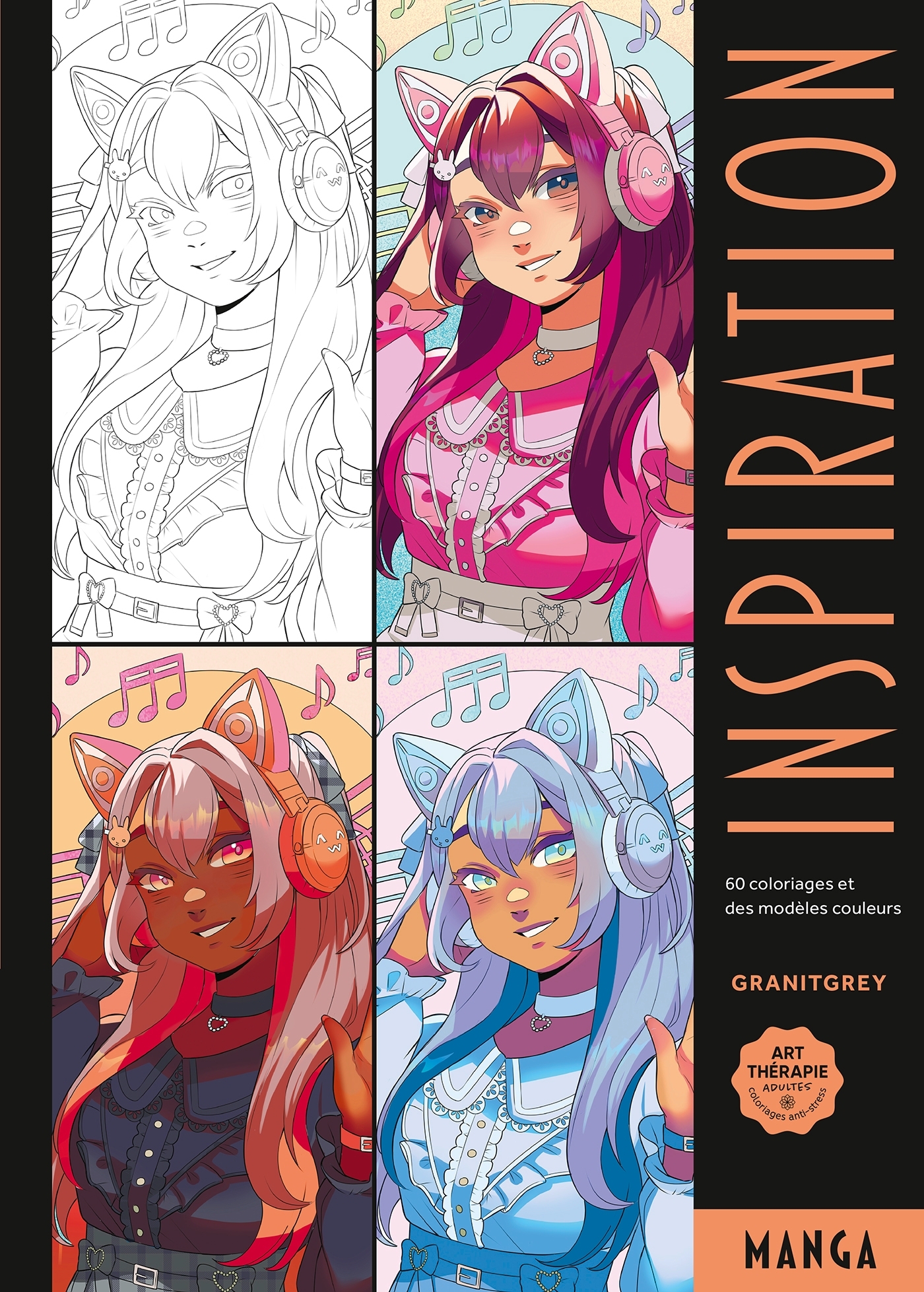 Inspiration - Manga -  Granitgrey - HACHETTE HEROES