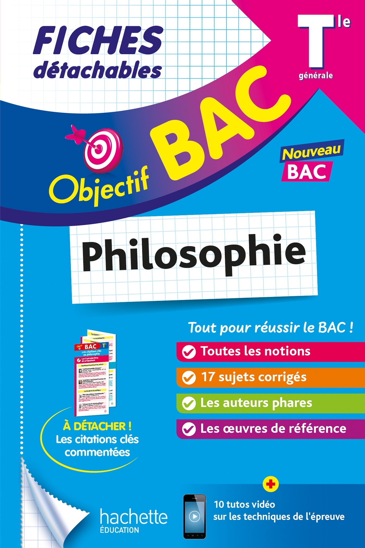 Objectif BAC Fiches - Philosophie Tle - Eric Marquer, Mikaël Garandeau - HACHETTE EDUC