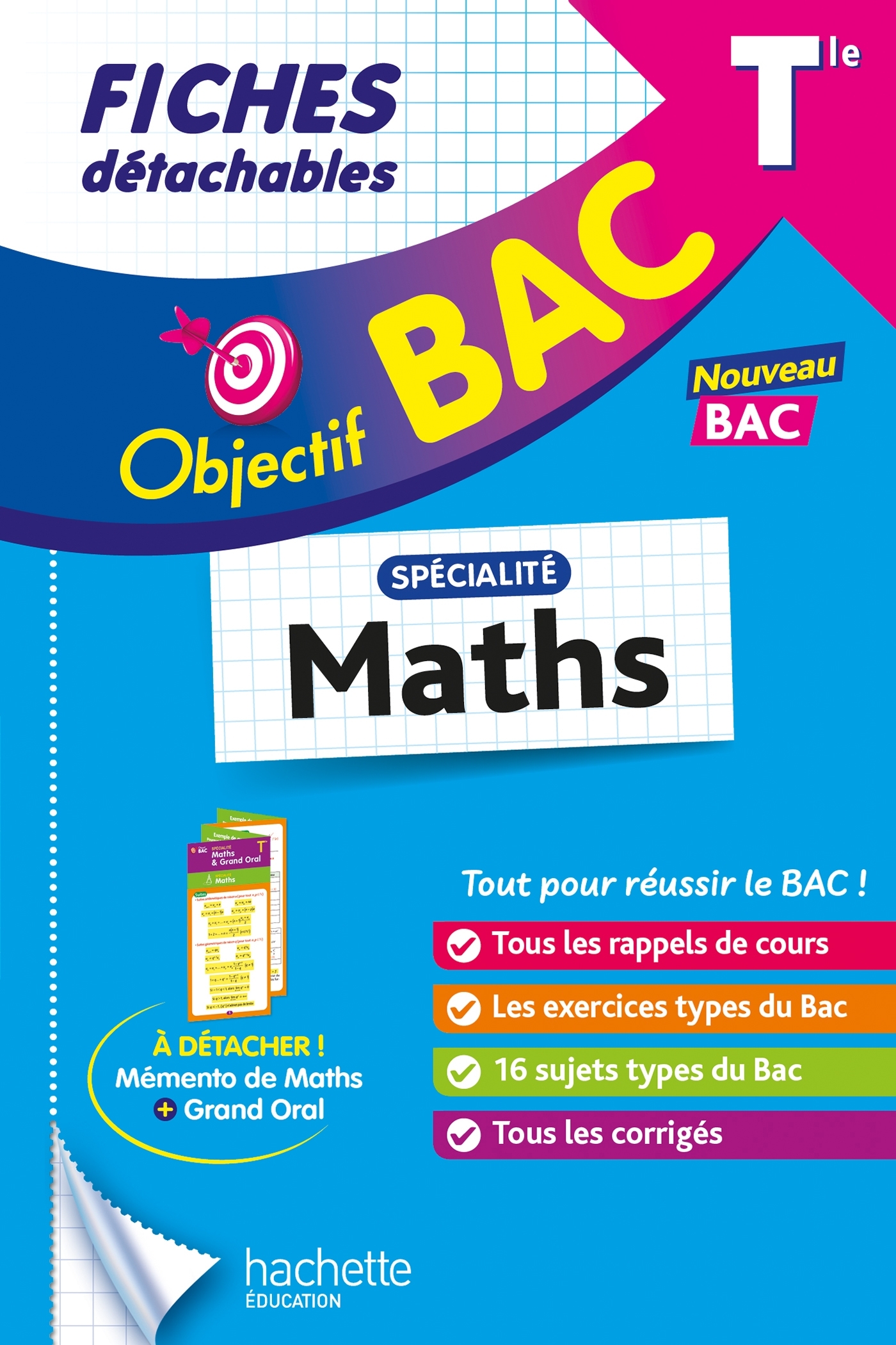 Objectif BAC Fiches - Spécialité Maths Tle - Dominique Dejean - HACHETTE EDUC