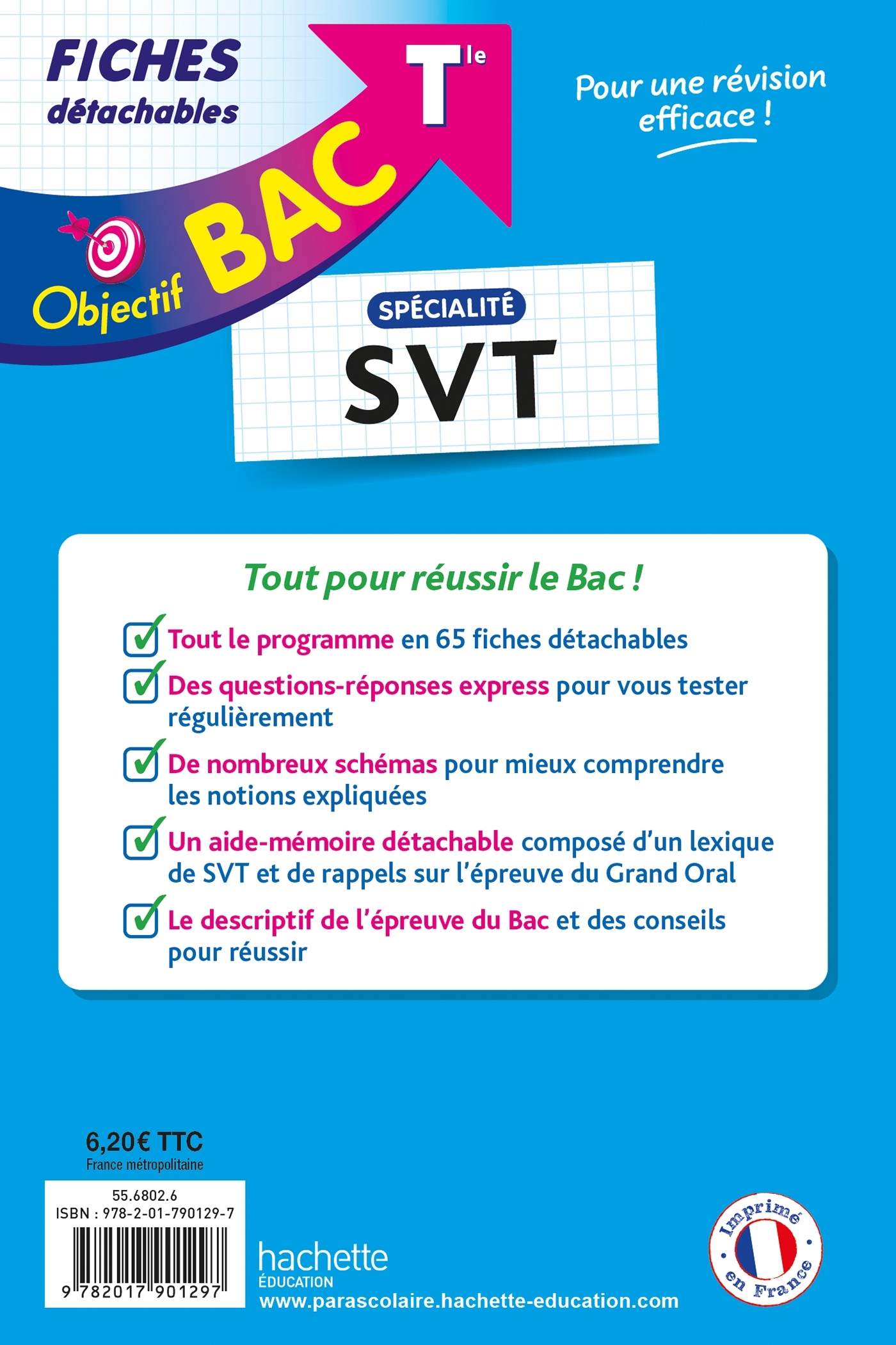 Objectif BAC Fiches - Spécialité SVT Tle - Manon Corbin, Maxime Cauchois - HACHETTE EDUC