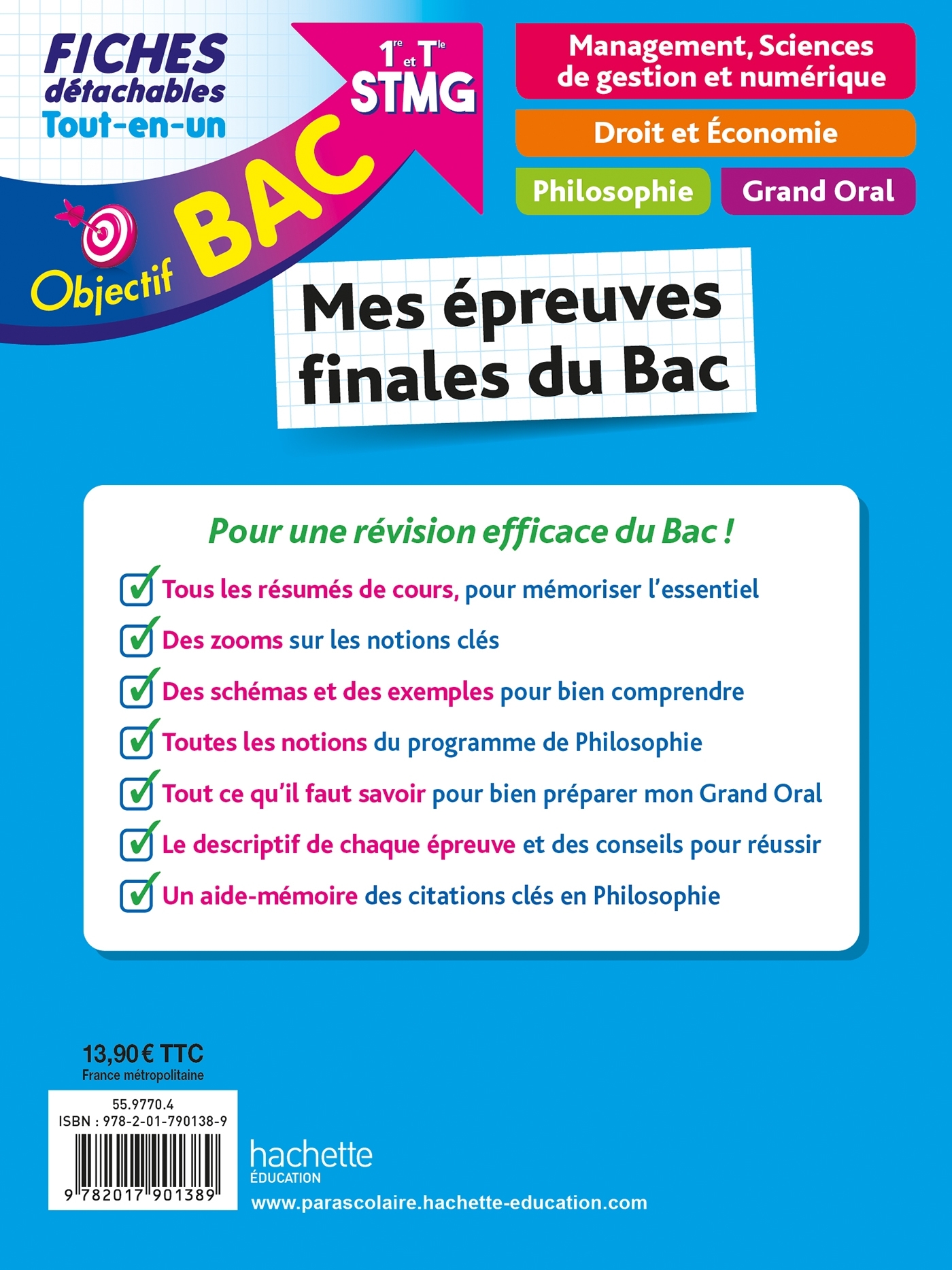 Objectif BAC Fiches Tout-en-un 1re et Term STMG - Mes épreuves finales du Bac - N. Bloch, Stéphanie Di Costanzo, Delphine Roberjot Duthion, Bruno Bonnefous, Marc Geronimi, David Leccia, Isabelle Lisle, Mikaël Garandeau, Sylvie Beauthier - HACHETTE EDUC