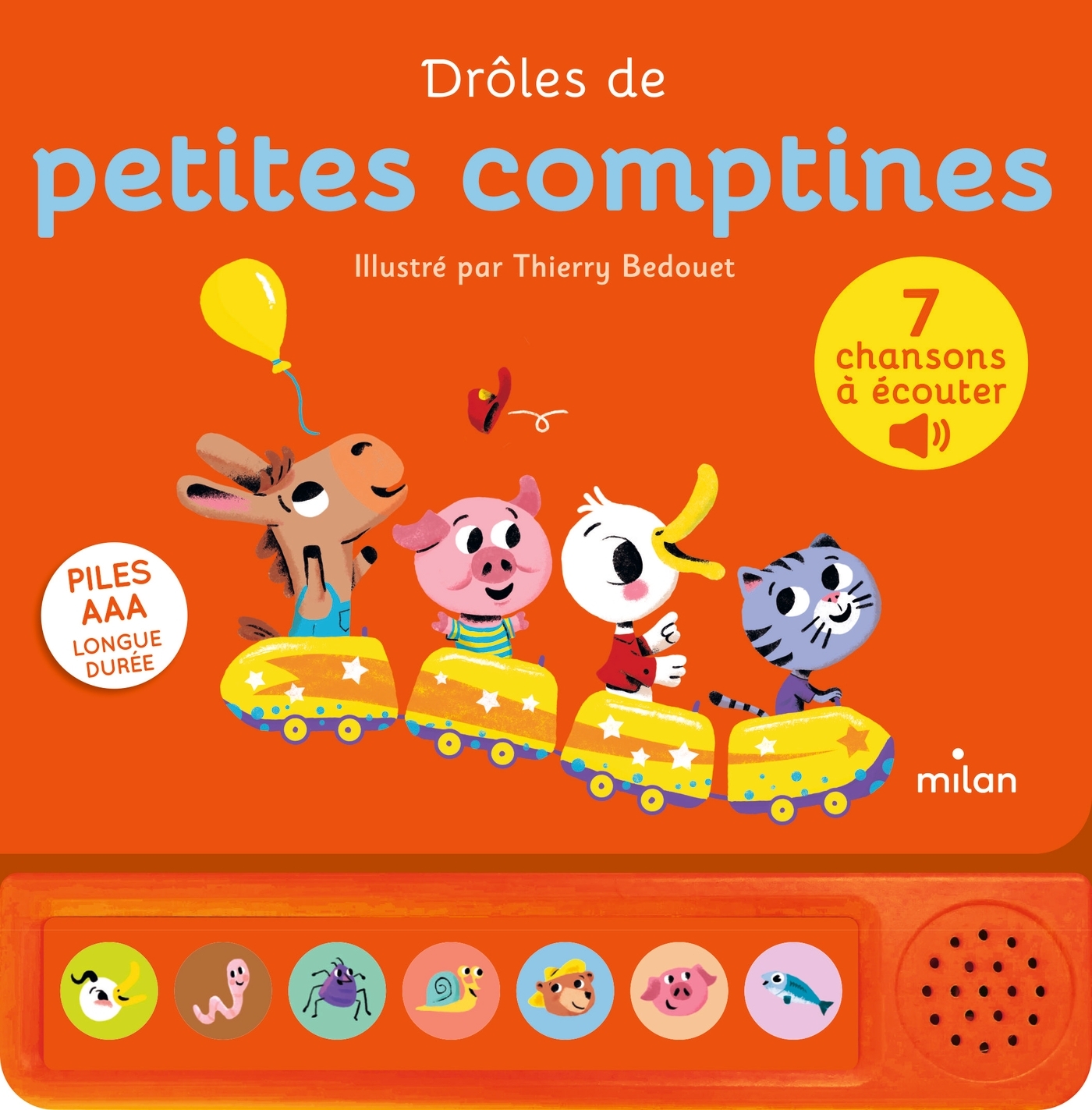 Drôles de petites comptines - Thierry Bedouet - MILAN