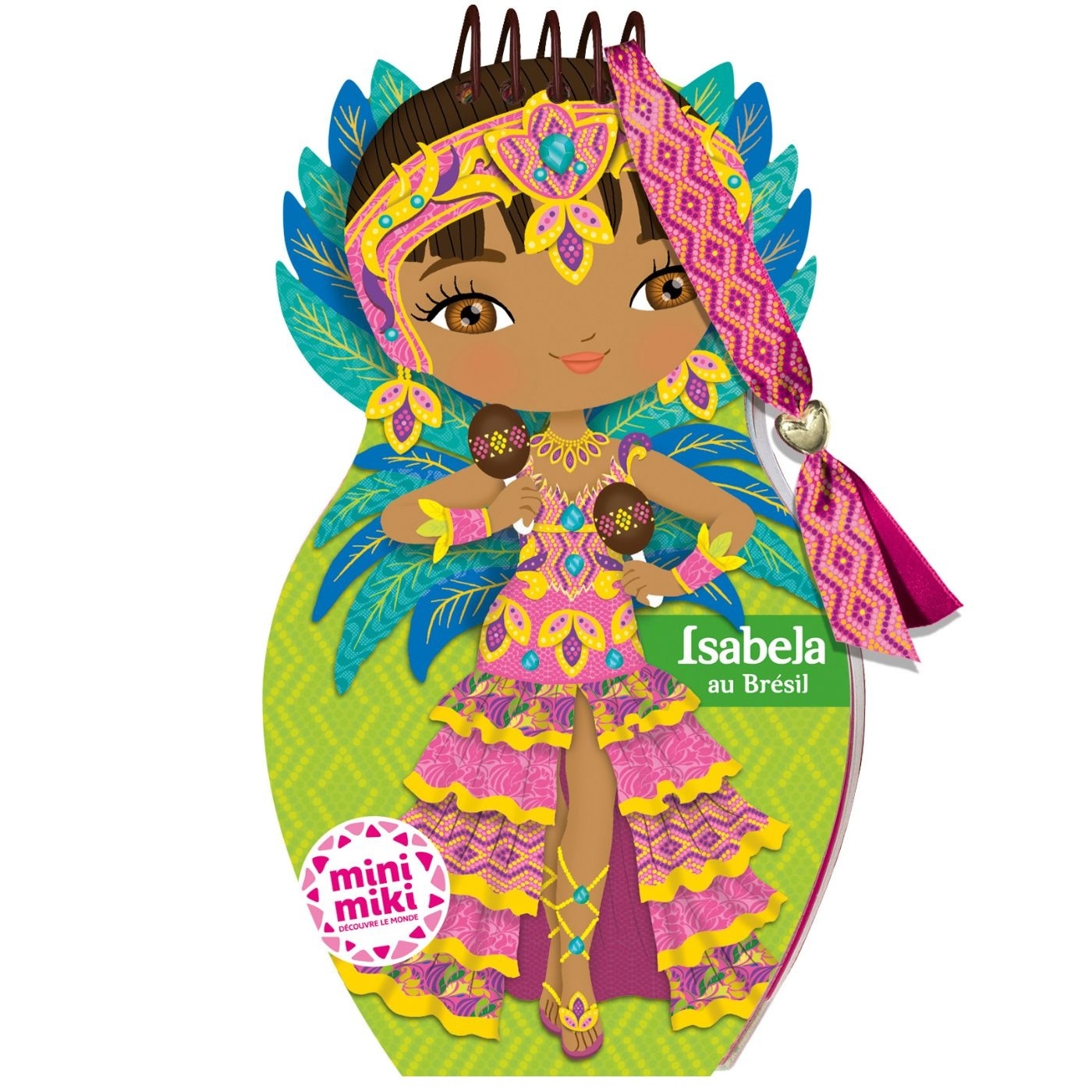 Minimiki - Carnet créatif  - Isabela au Brésil nouvelle édition - 2025 - Julie Camel - PLAY BAC
