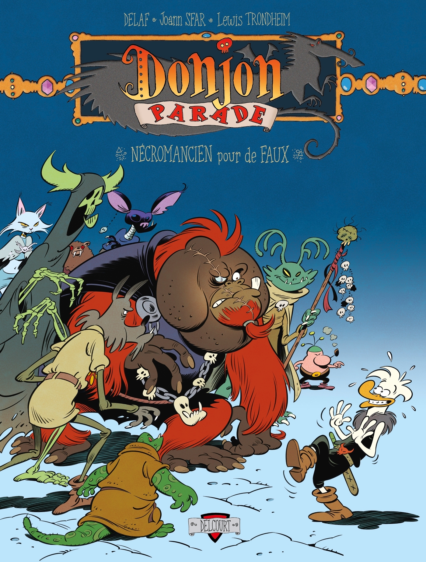 Donjon Parade T09 - Nécromancien pour de faux -  Delaf, Joann Sfar, Lewis TRONDHEIM,  WALTER - DELCOURT