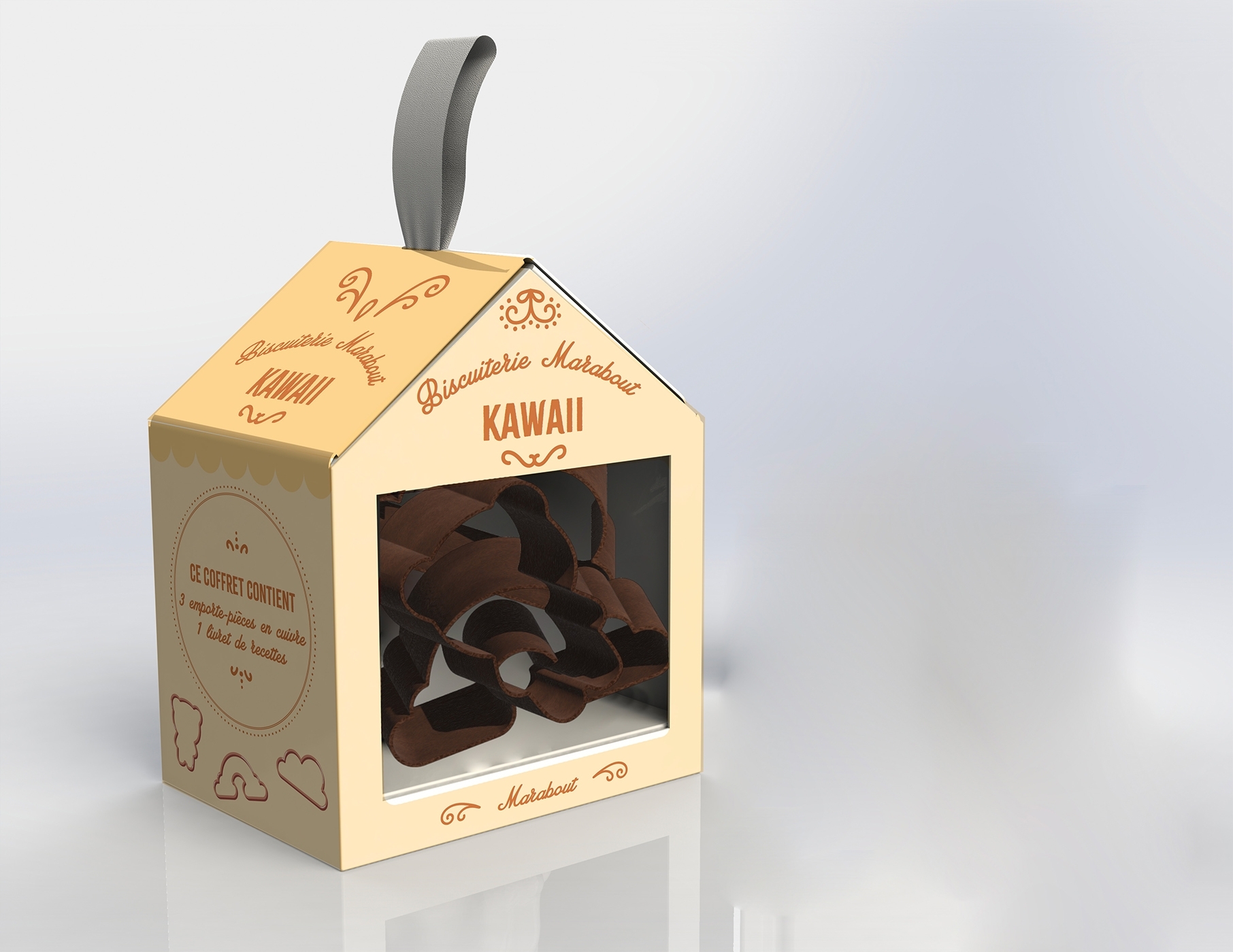 Mini box biscuits Kawaï -  Collectif - MARABOUT