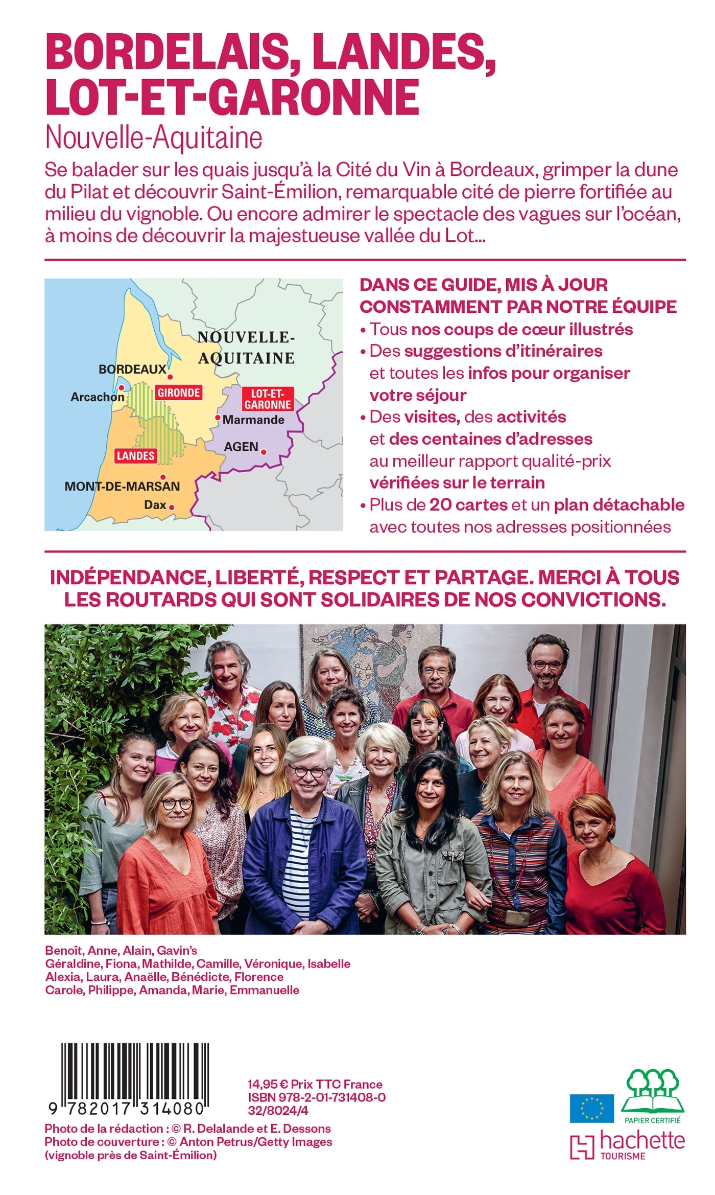 Guide du Routard Bordelais, Landes et Lot-et-Garonne 2025/26 -   - HACHETTE TOURI