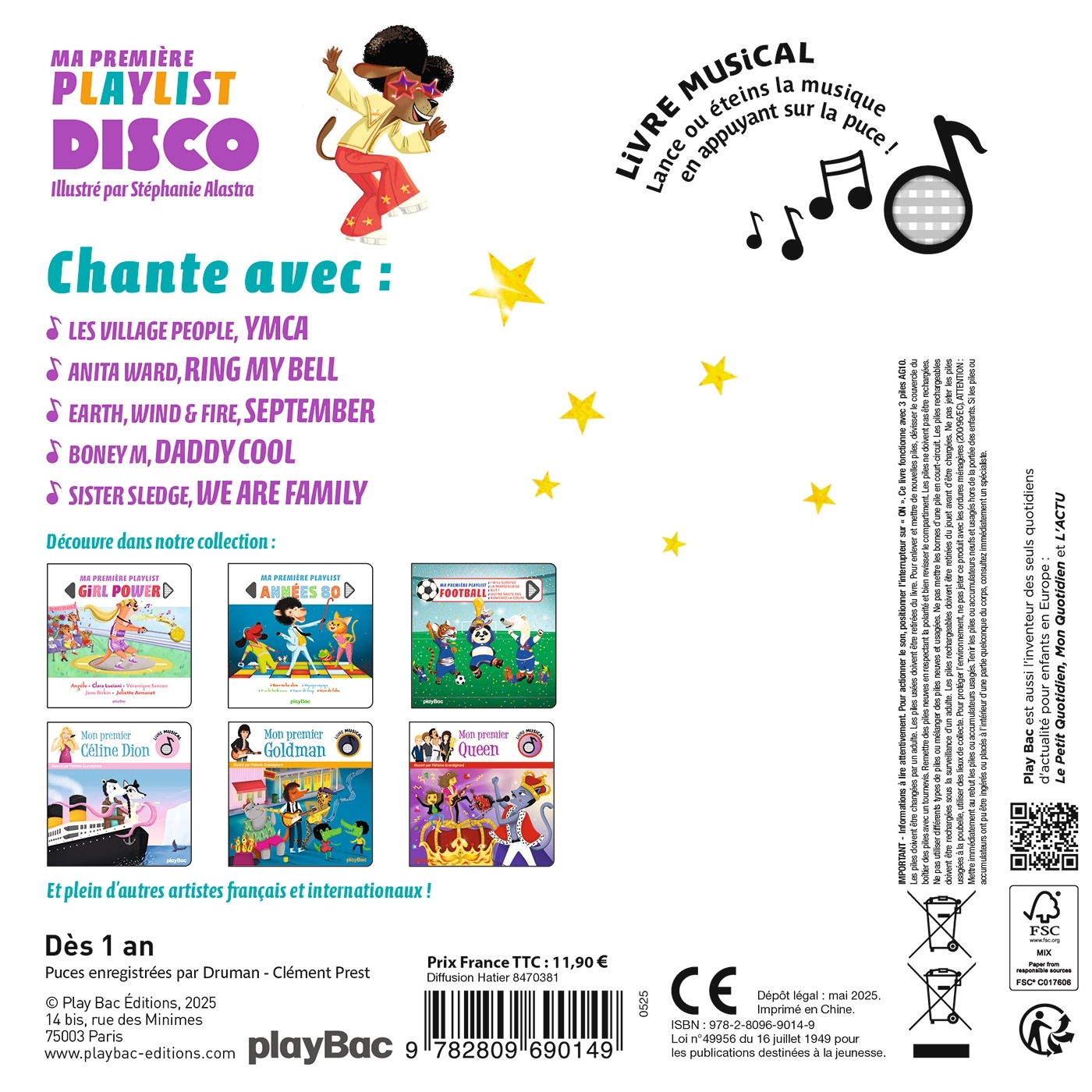 Ma première playlist Disco - Mélanie GRANDGIRARD - PLAY BAC