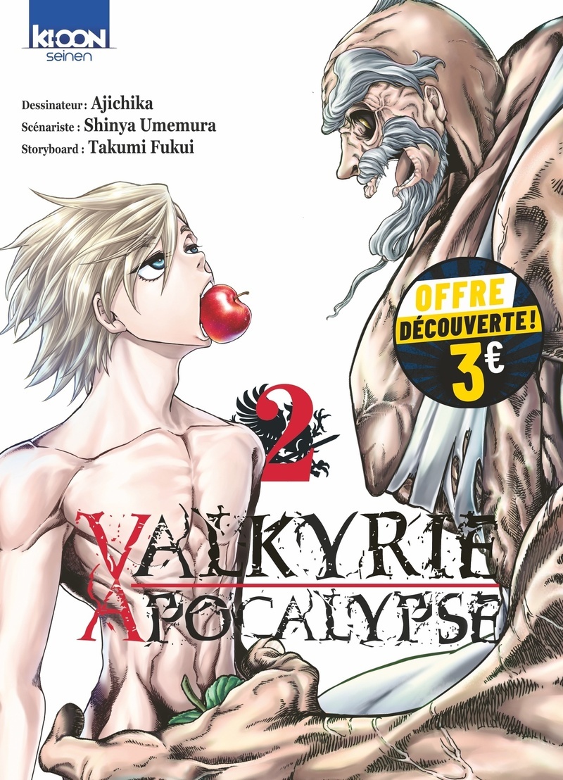 Valkyrie Apocalypse T02 à 3 euros -  Azychika, Shinya Umemura, Takumi Fukui, Alex Ponthaut - KI-OON