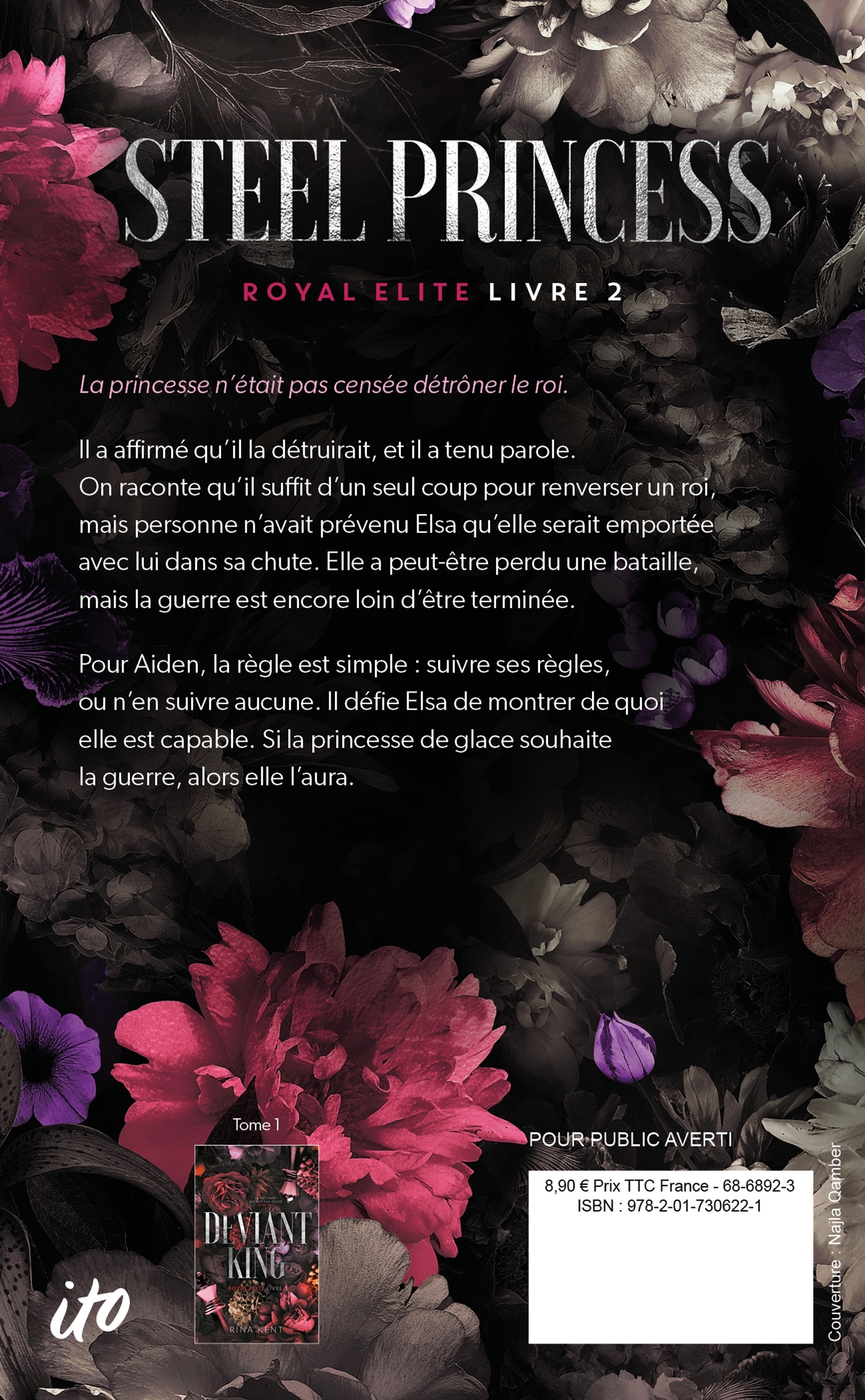 Steel Princess, Royal Elite Tome 2 - Rina Kent - HACHETTE HLAB