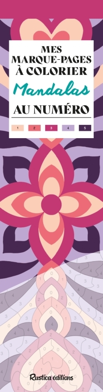 MES MARQUE-PAGES À COLORIER AU NUMÉRO - MANDALAS - Marica Zottino - RUSTICA
