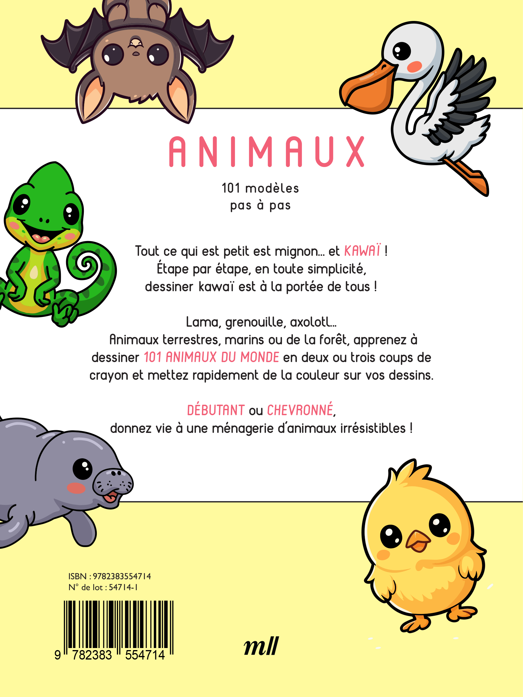 Dessiner kawaï - Animaux -  Collectif - MERCILESLIVRES