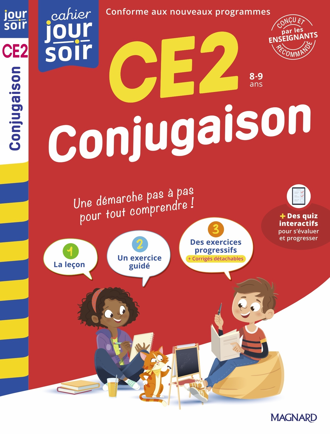 Conjugaison CE2 - Cahier Jour Soir - Bernard Semenadisse - MAGNARD