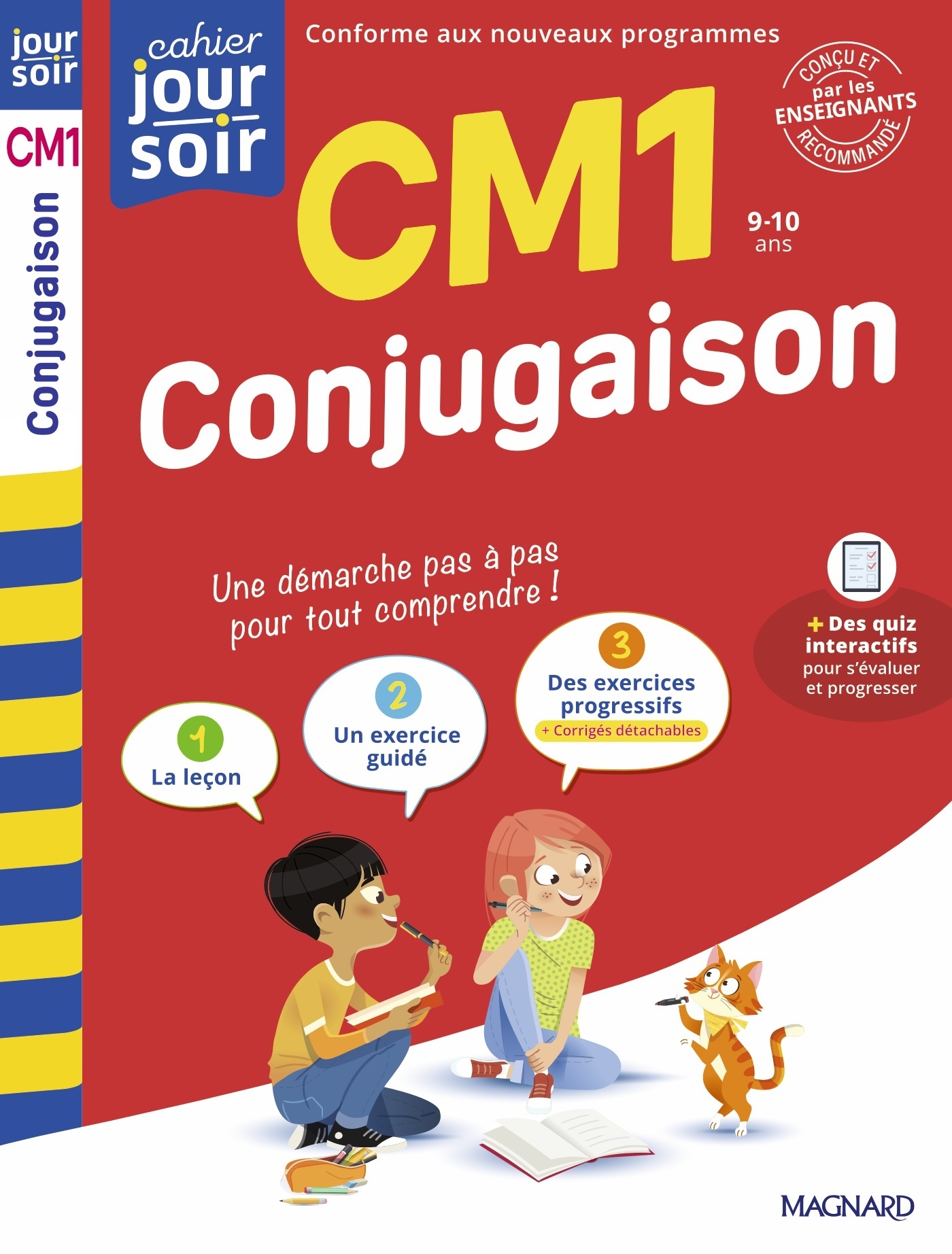 Conjugaison CM1 - Cahier Jour Soir - Bernard Semenadisse, Myriam Nasroune, Odile Séménadisse - MAGNARD