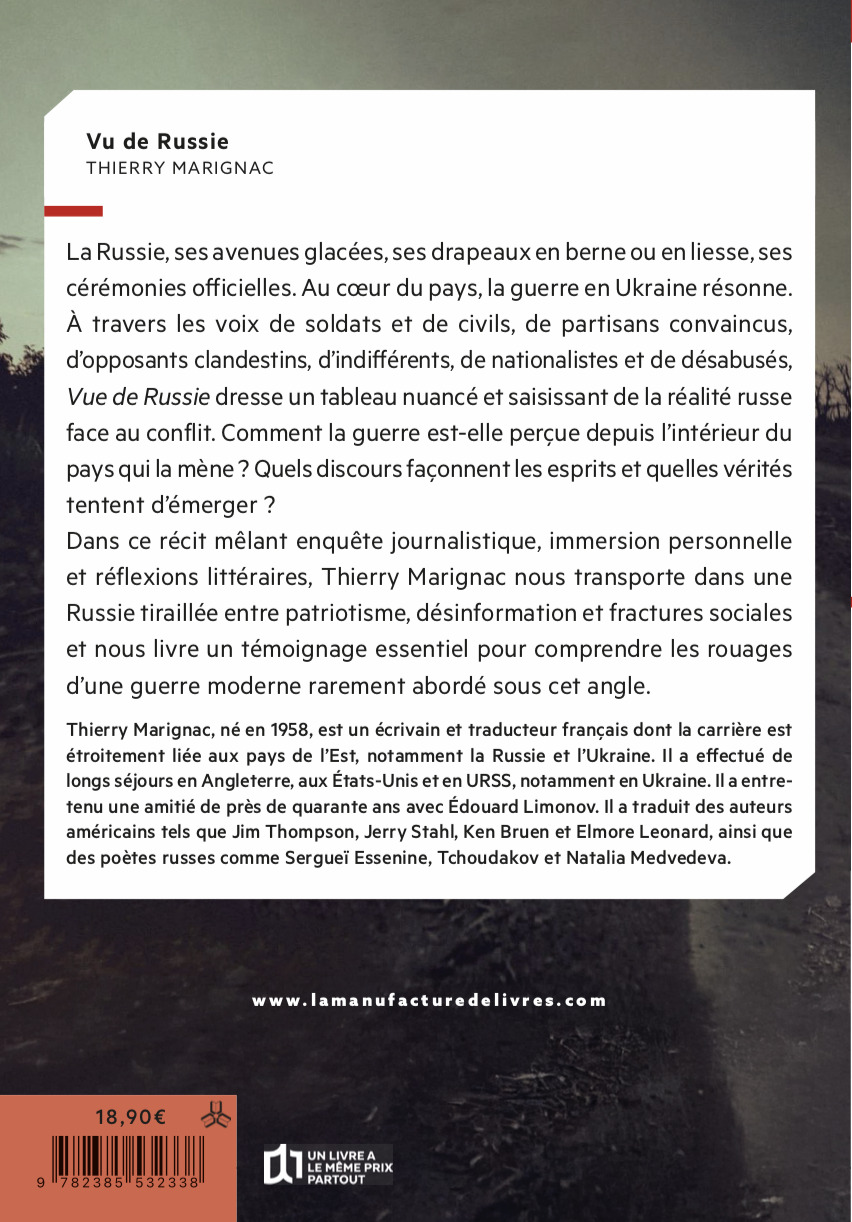 Vu de Russie - Thierry Marignac - MANUFACTURE LIV