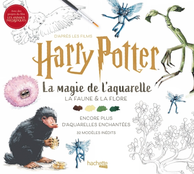 D'après les films Harry Potter : La magie de l'aquarelle - Volume 2 -  Tugce Audoire, Tugce Audoire - HACHETTE HEROES