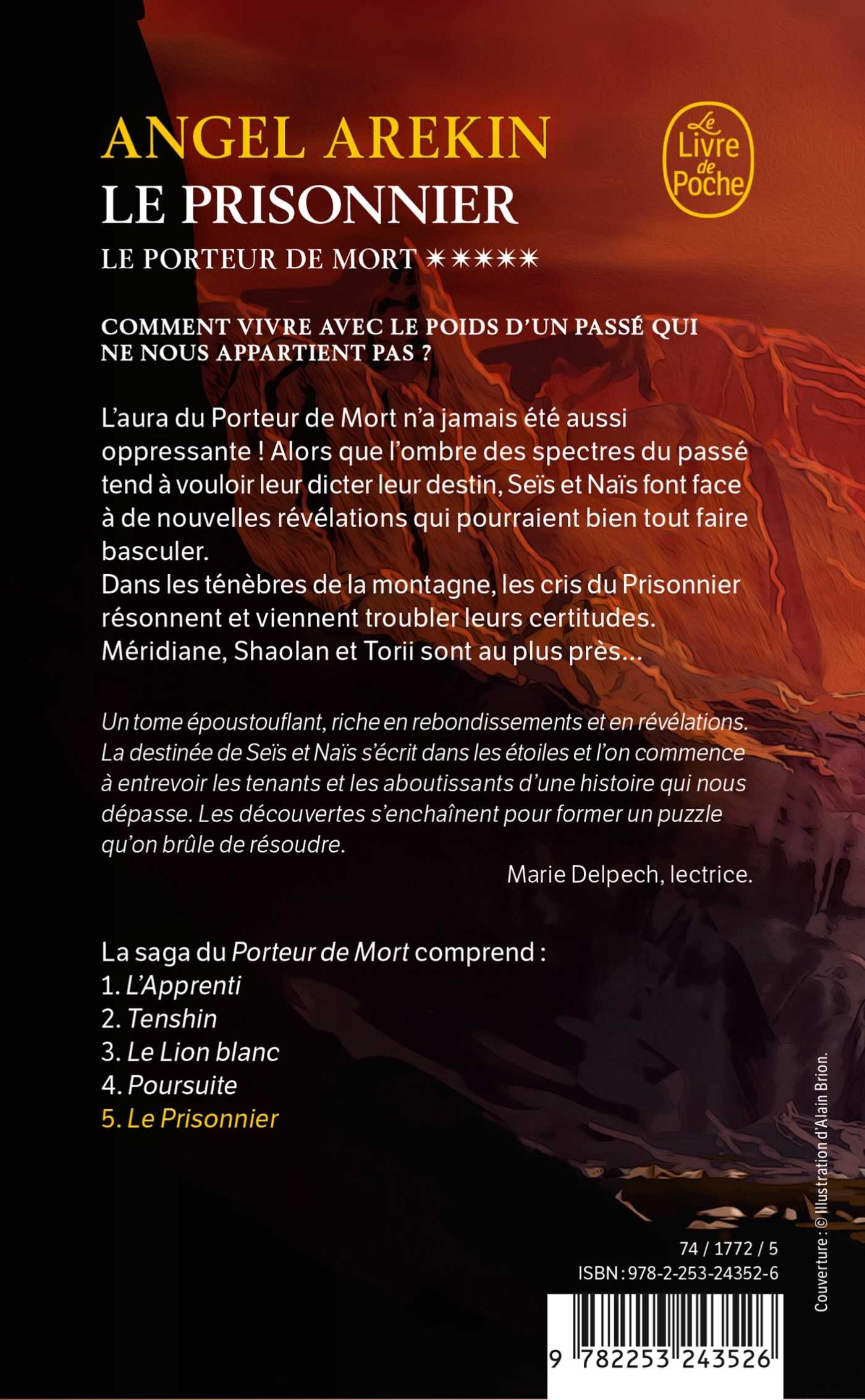 LE PRISONNIER (LE PORTEUR DE MORT, TOME 5) - Angel Arekin - LGF