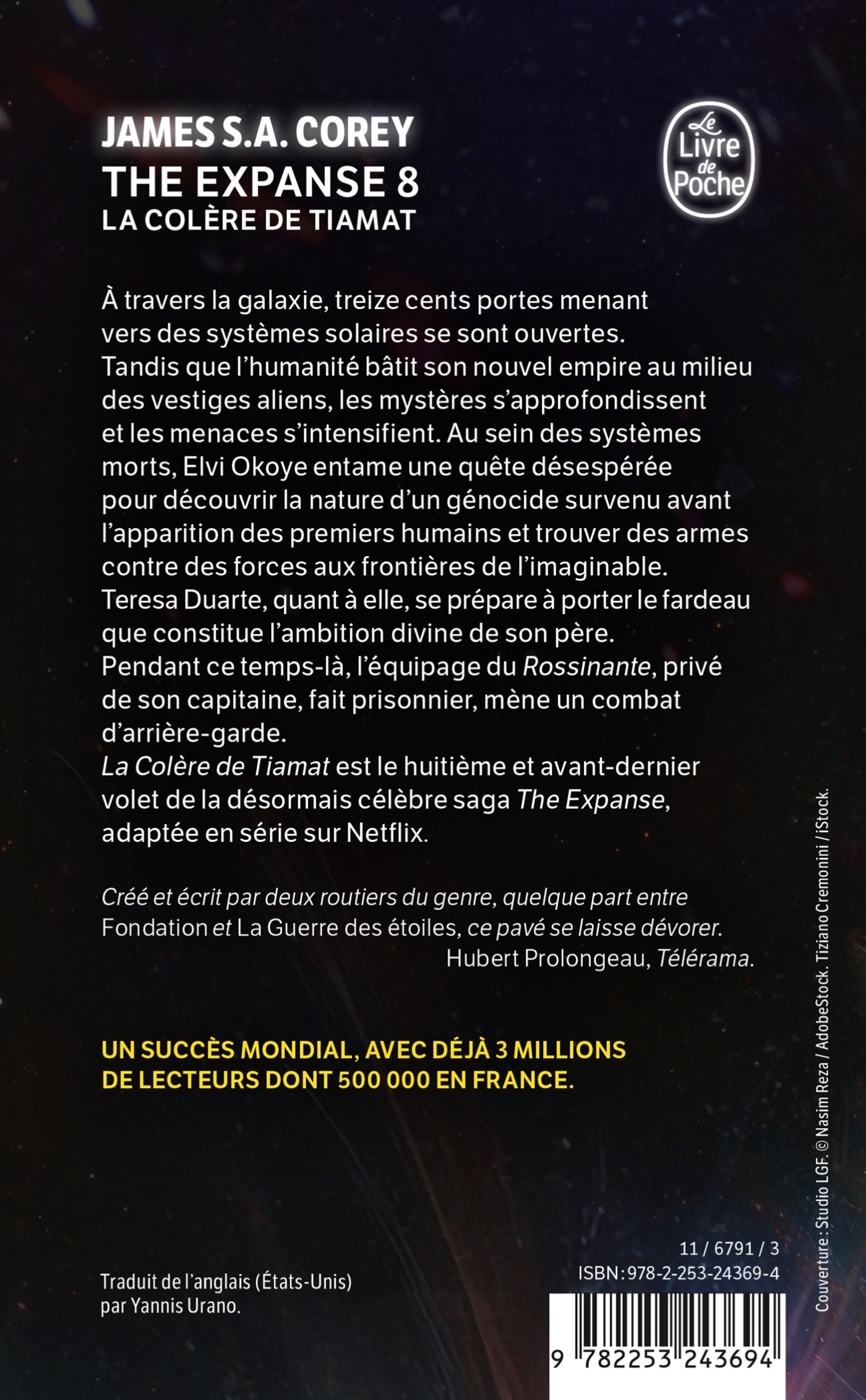 LA COLÈRE DE TIAMAT (THE EXPANSE, TOME 8) - James S.A. Corey - LGF