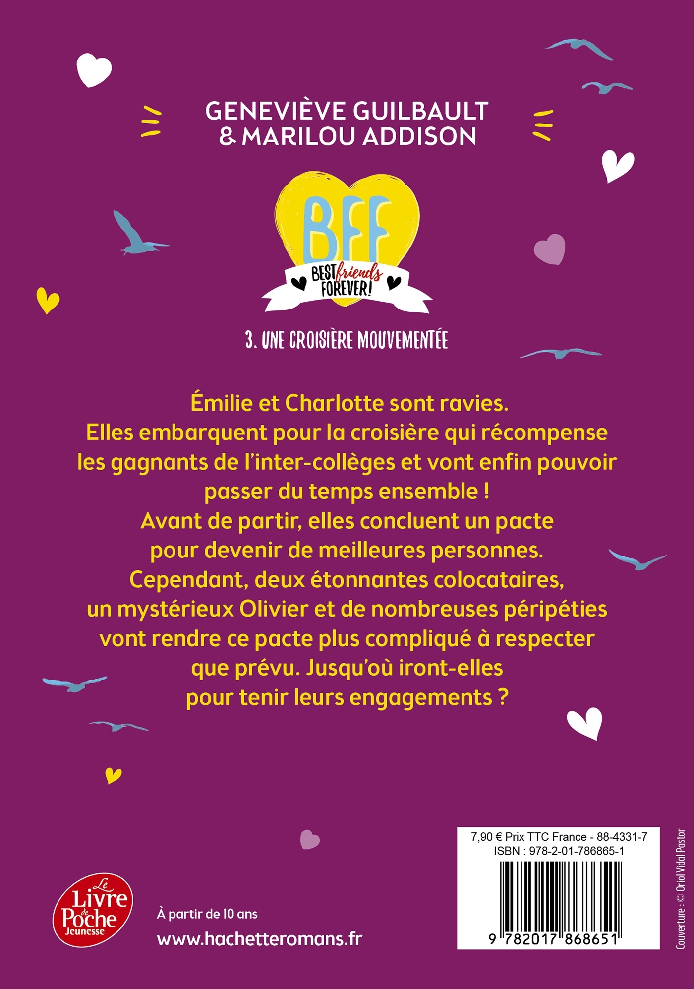 BFF Best Friends Forever - Tome 3 - Geneviève Guilbault, Marilou Addison - POCHE JEUNESSE