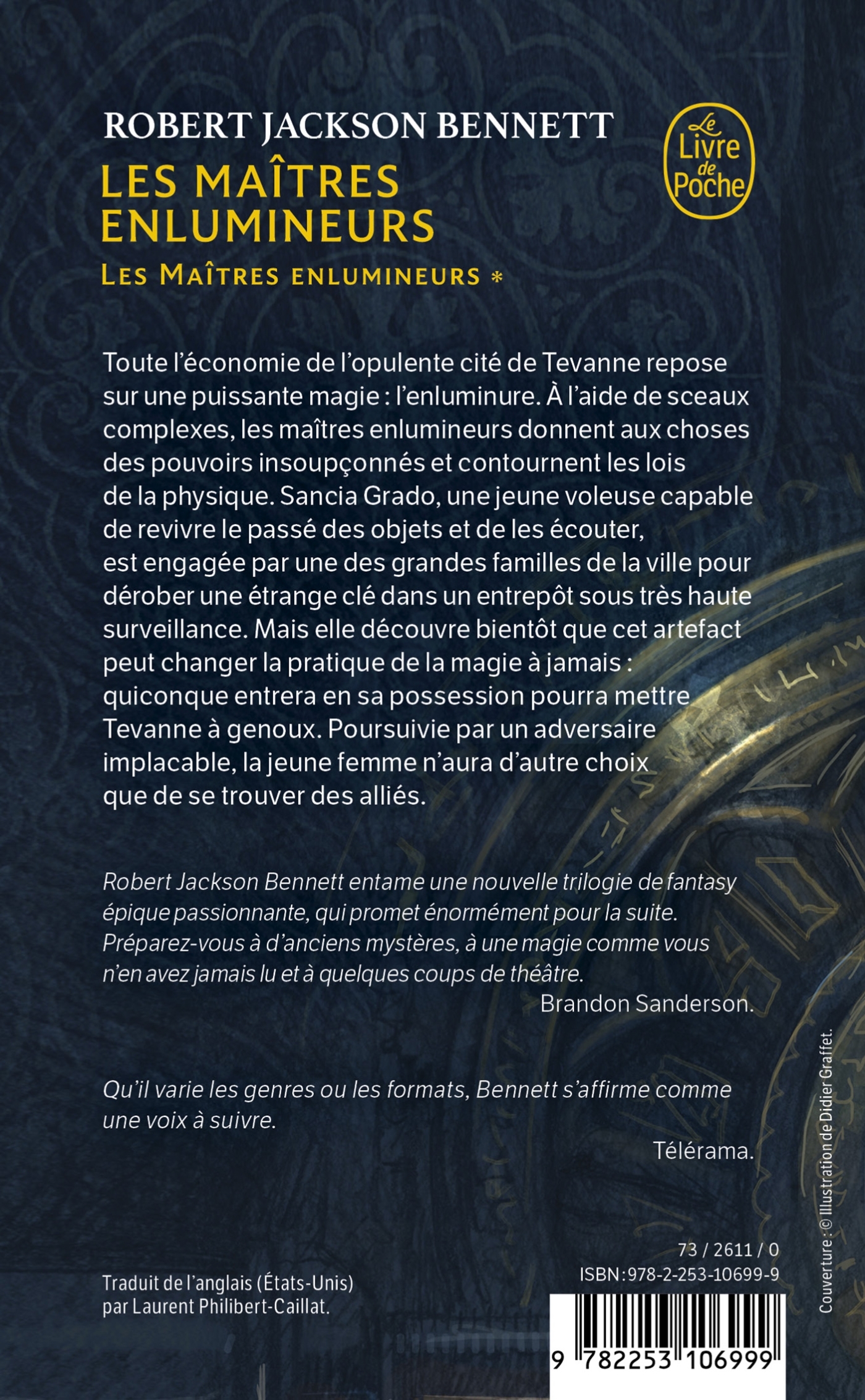 Les Maîtres enlumineurs (Les Maîtres enlumineurs, Tome 1) - Robert Jackson Bennett - LGF