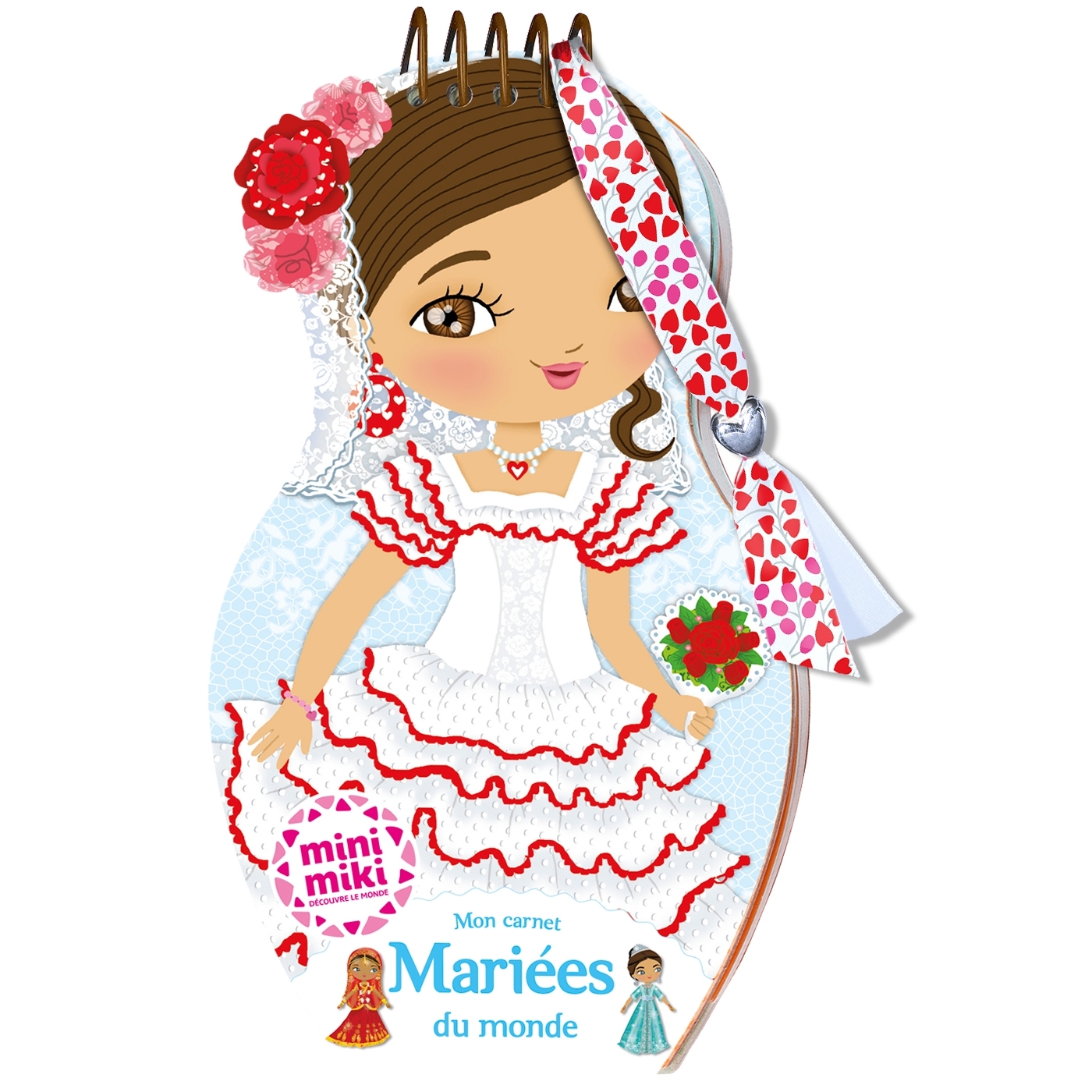 Minimiki - Carnet créatif - Mariées du monde - Julie CAMEL - PLAY BAC