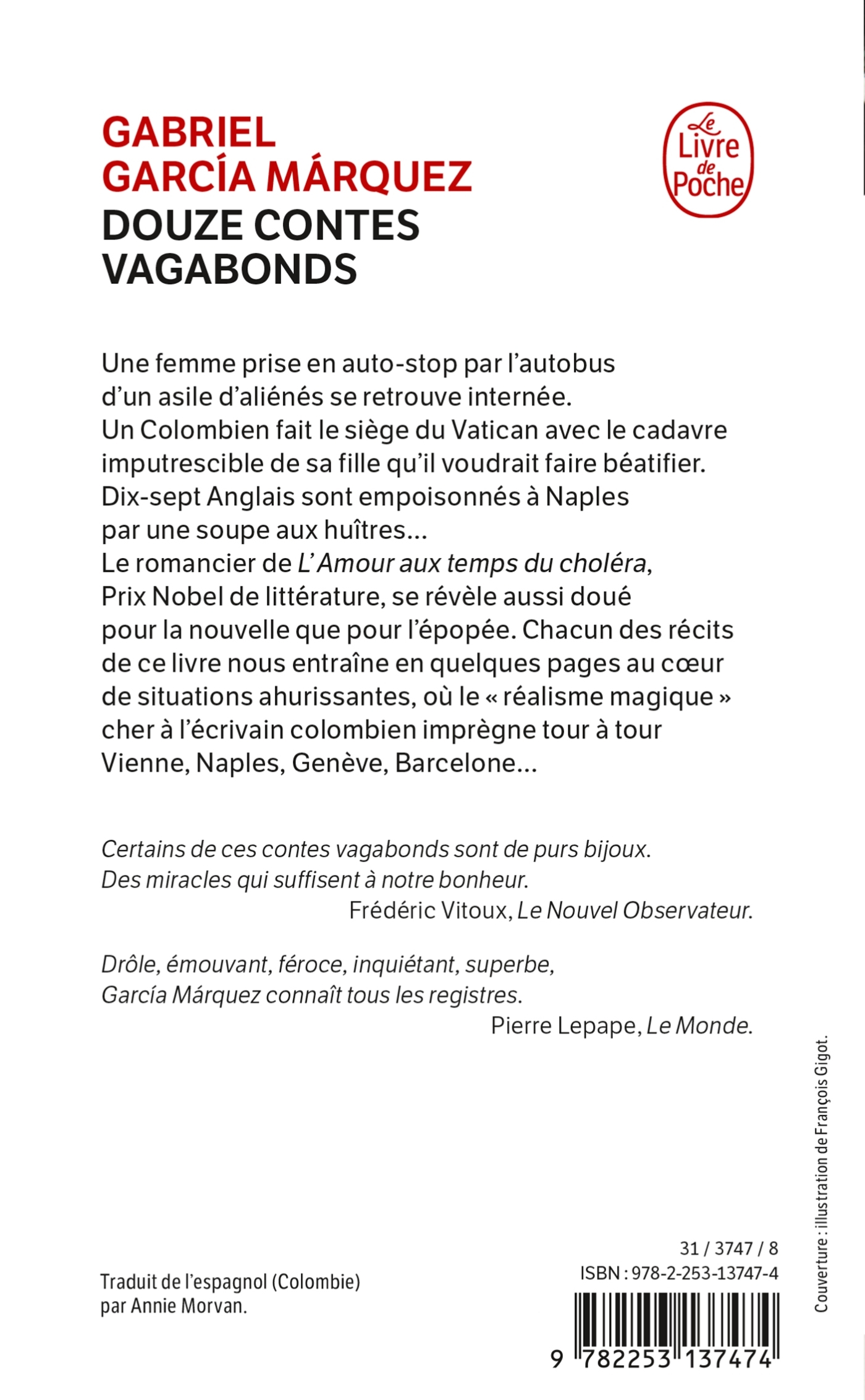 Douze contes vagabonds - Gabriel Garcia Marquez - LGF