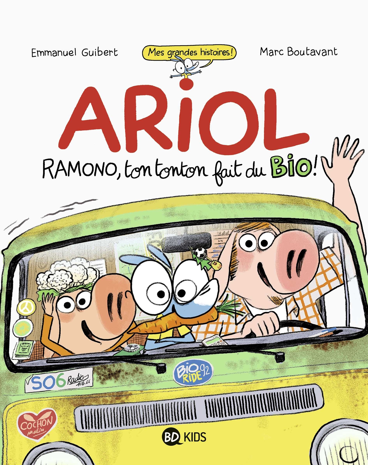 Ariol roman graphique - Ramono, ton tonton fait du bio - Emmanuel Guibert, Rémi Chaurand, Marc Boutavant - BAYARD JEUNESSE