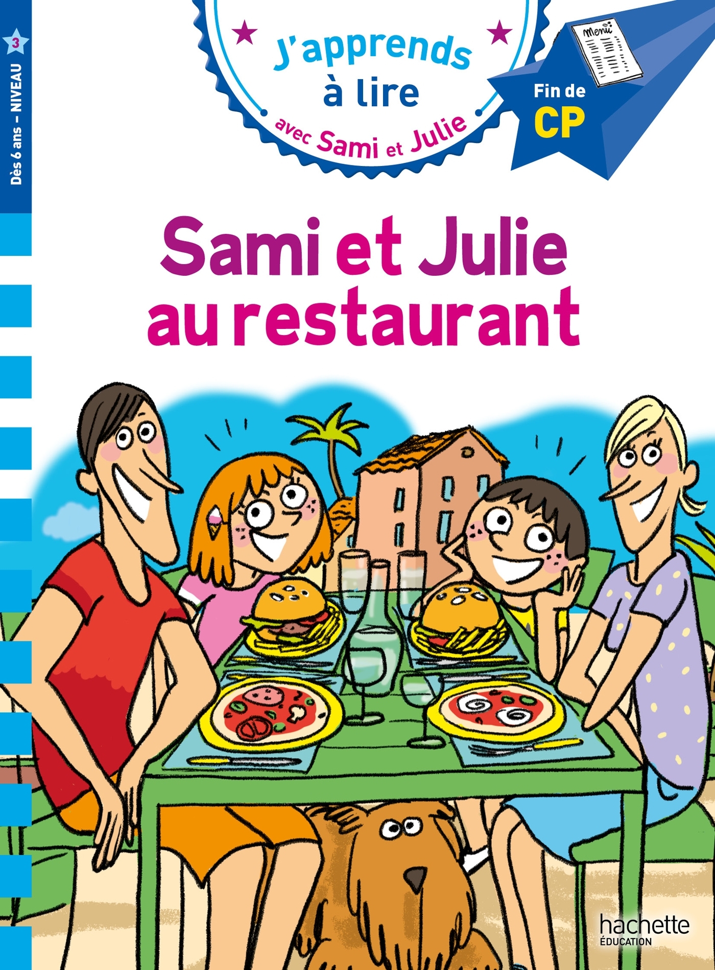 Sami et Julie CP niveau 3 - Sami et Julie au restaurant - Marion Fallot, Thérèse Bonté - HACHETTE EDUC