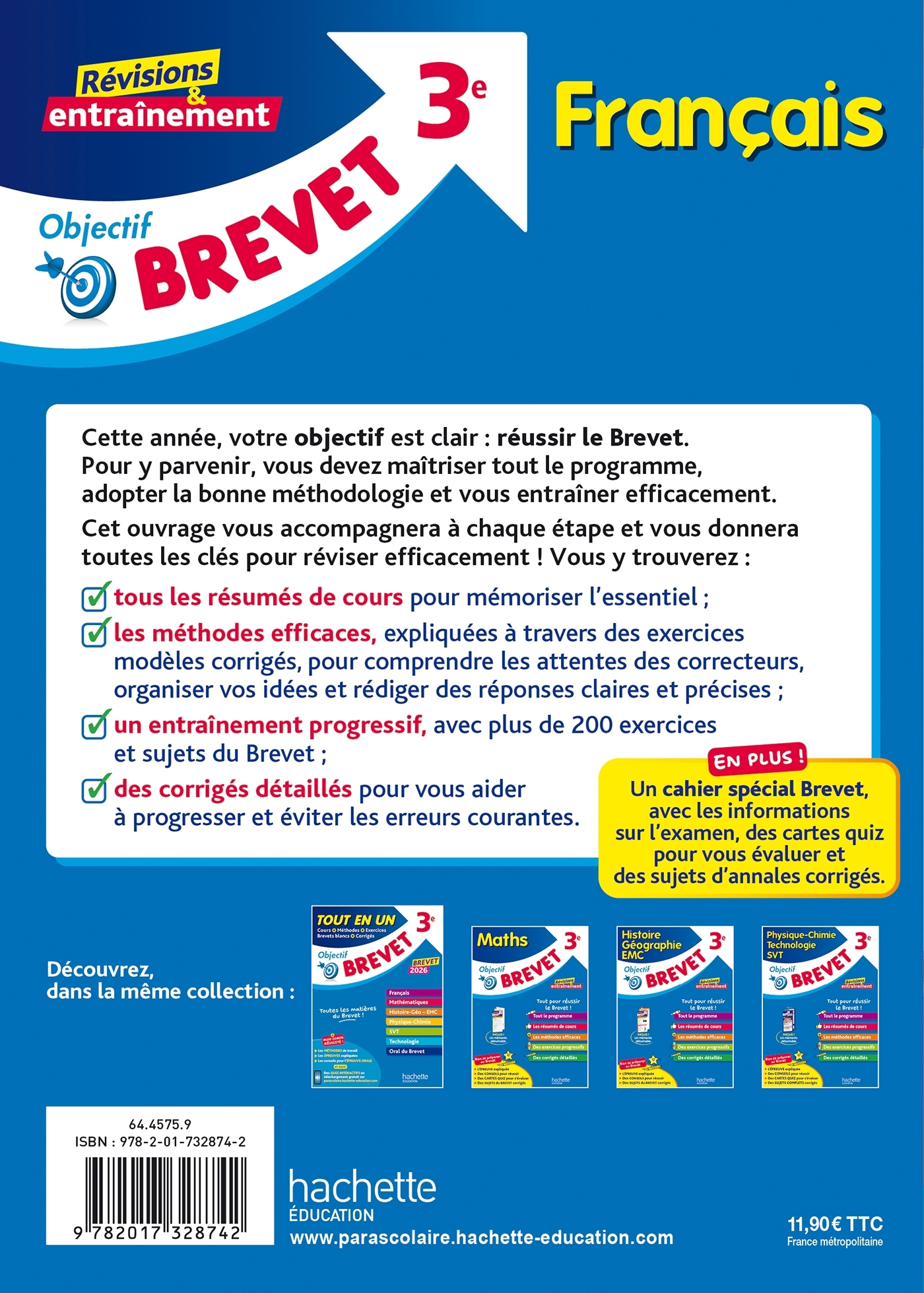 Objectif Brevet - Français 3e - Isabelle Lisle - HACHETTE EDUC