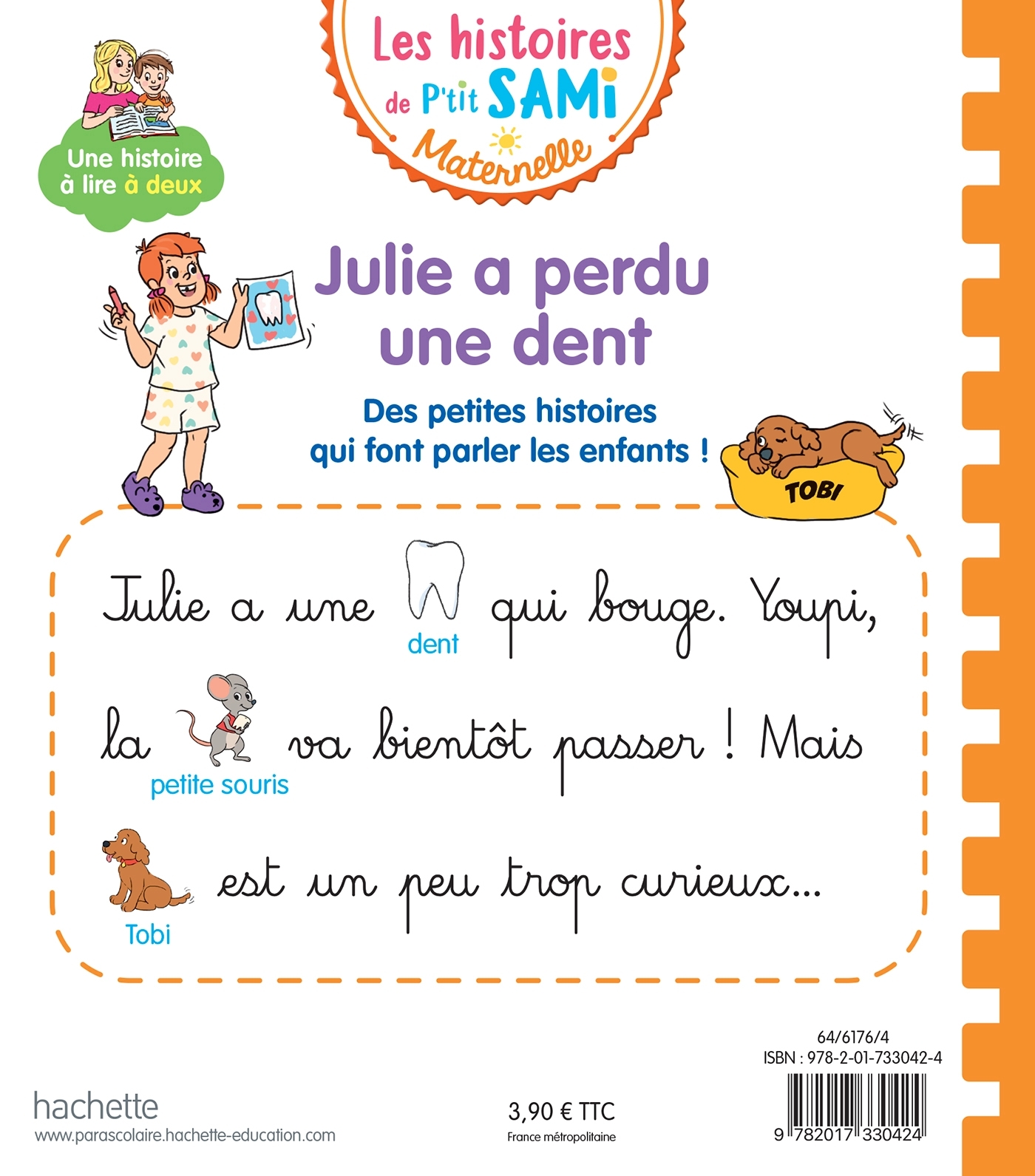 Les histoires de P'tit Sami Maternelle (3-5 ans) : Julie a perdu une dent - Sophie de Mullenheim, Alain Boyer - HACHETTE EDUC