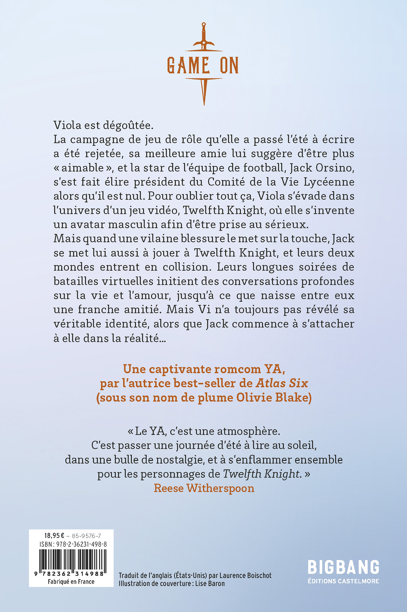 Twelfth Knight - Alexene Farol Follmuth, Laurence Boischot, Spinning Yarn, Lise Baron - BIGBANG