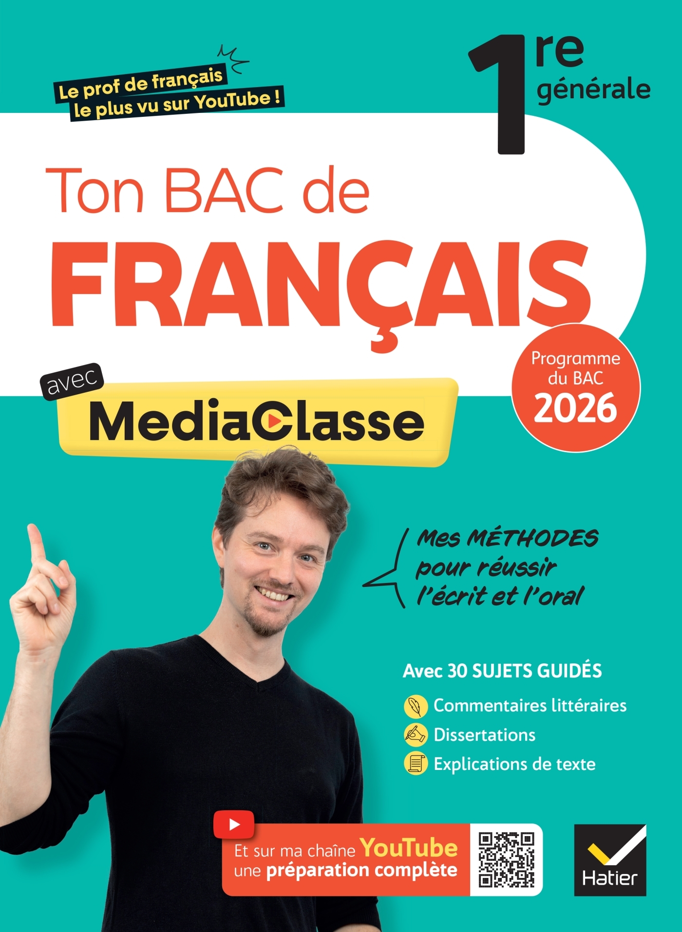 Ton Bac de français avec MediaClasse - Bac 2026 (programme d'oeuvres 2025-2026) - Romain Boussot - HATIER