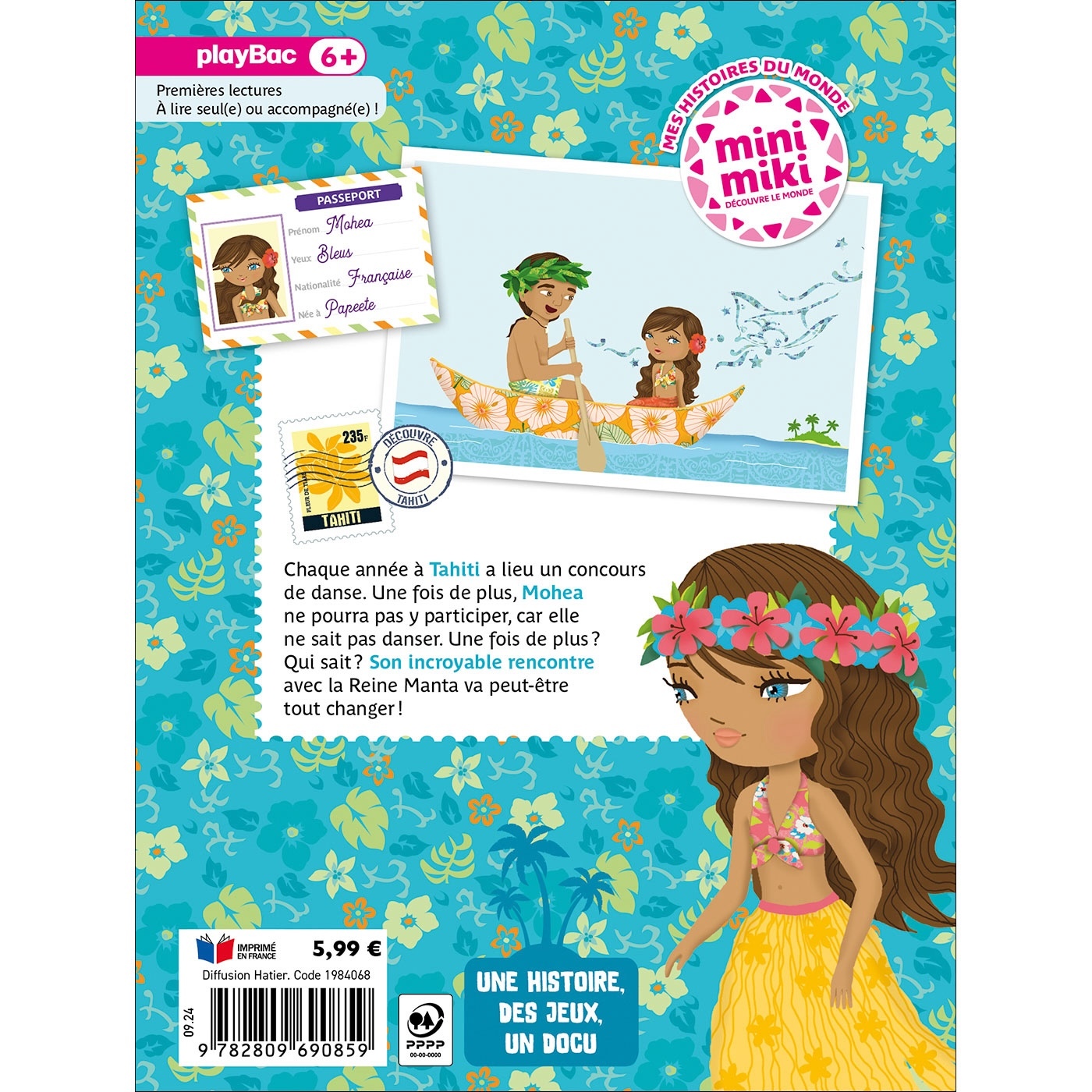 Minimiki - Mohea et la danse de la reine nouvelle édition -  Nadja, Julie CAMEL - PLAY BAC