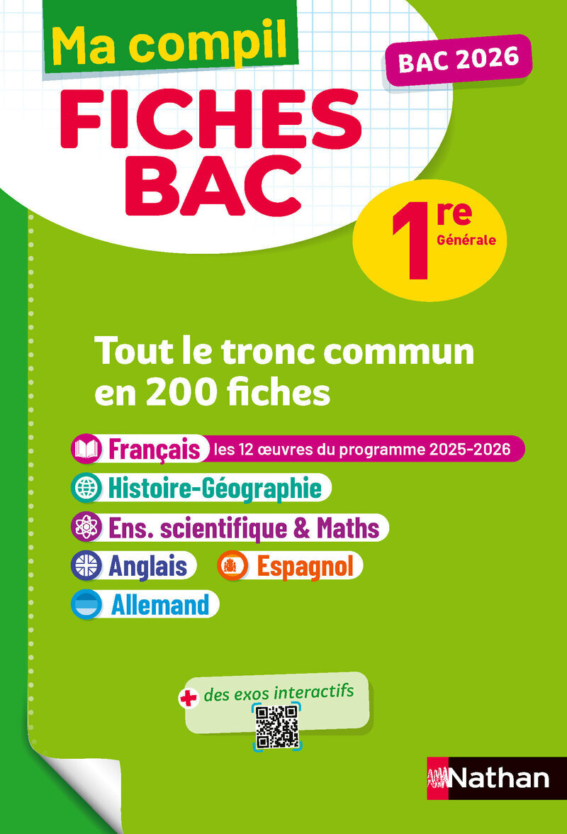 Ma Compil Fiches BAC 1re 2025 - Evelyne Pons-Soumah, Anne Cassou-Nogues, Séléna Hébert, Elsa Jollès, Delphine Fradet, Frédéric Fouletier, Pascal Jézéquel, Laetitia Benbassat, Evelyne Soumah, Johann Protais, Alain Rajot, Servane Marzin, Christian Camara, N