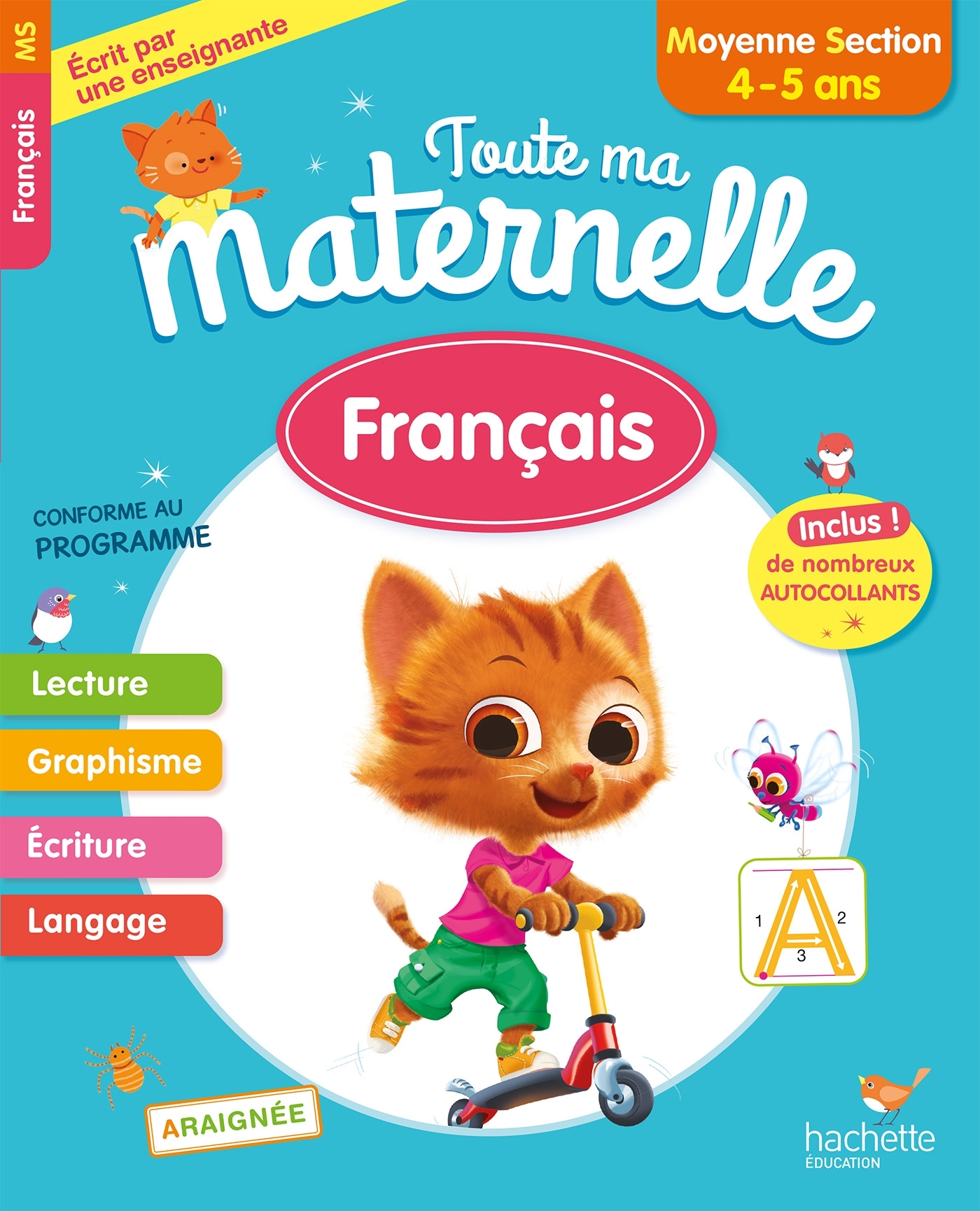 Toute Ma Maternelle - Français Moyenne Section (4-5 ans) - Caroline Marcel - HACHETTE EDUC