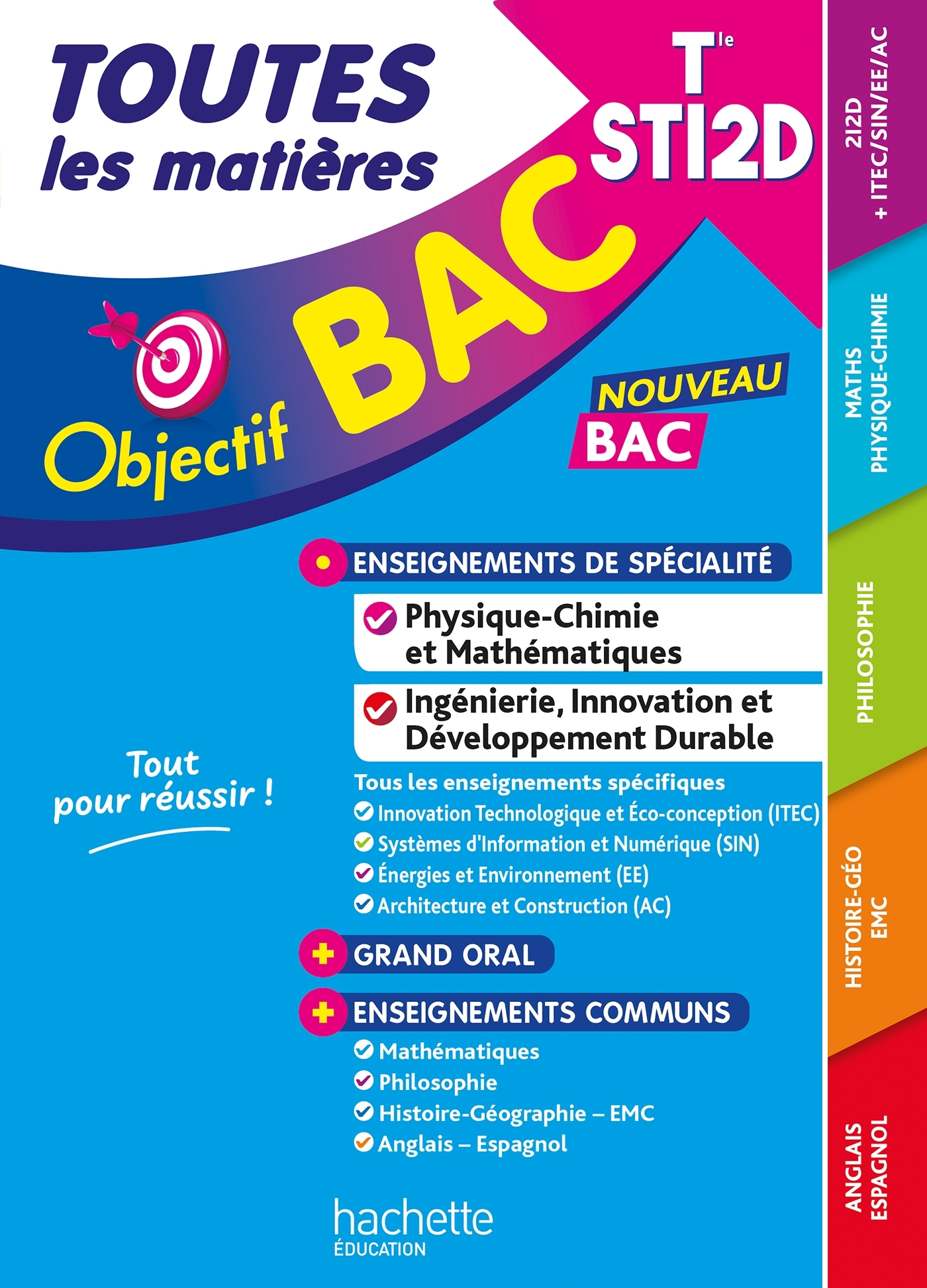 Objectif BAC 2026 - Terminale STI2D Toutes les matières - Fethi Benguella, Denise Blanc, Bernard Blanc, Fabrice Frattini, Oscar Torres Vera, Alain Prost, Caroline Garnier, Bruno Cirefice, Moez Masmoudi, Sahed Yahi, Luc Nadalon, Luc Réjaud, Marie-Pierre Re
