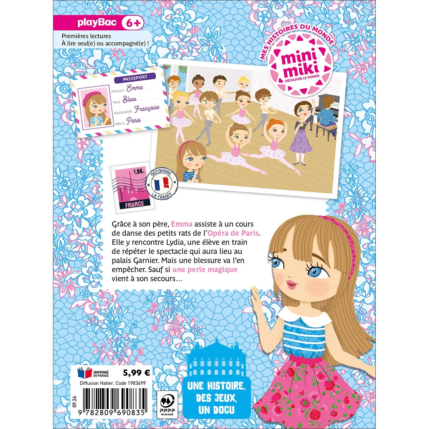 Minimiki - Emma et le petit rat de l'Opéra nouvelle édition -  Nadja, Julie CAMEL - PLAY BAC