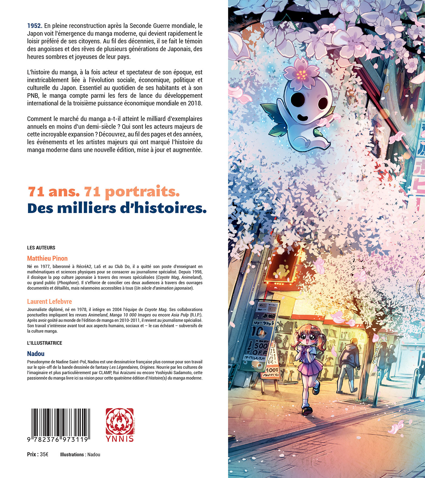 Histoire(s) du manga moderne (1952-2022) - Matthieu Pinon, Laurent Lefebvre,  Nadou - YNNIS